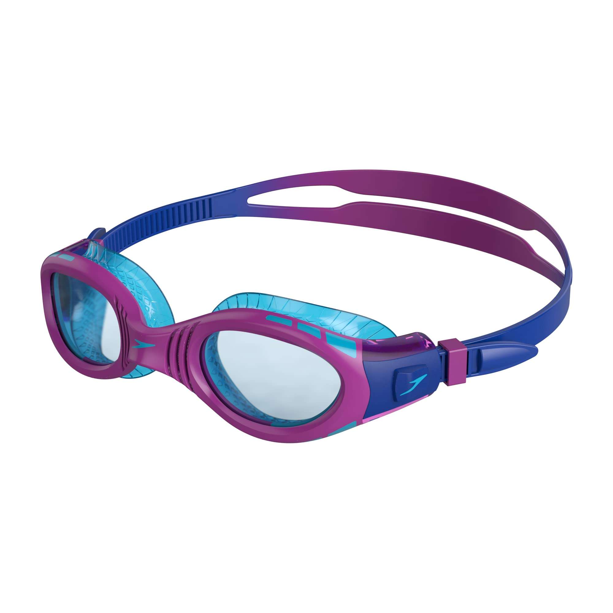 Speedo Unisex Junior Futura Biofuse Flexiseal Goggles - Purple & Blue 1