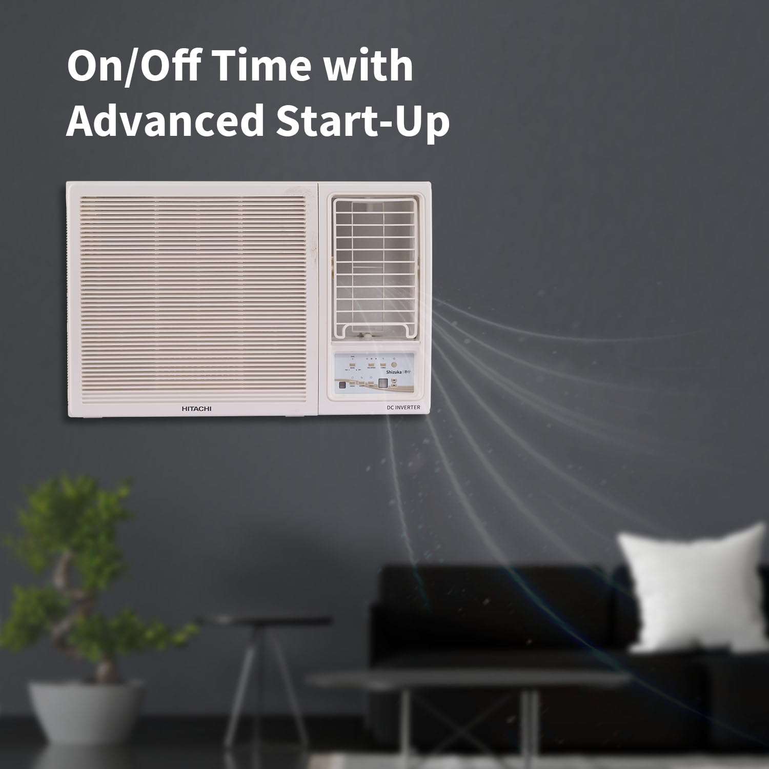 Hitachi 1.5 Ton Class 5 Star, Window Inverter AC (100% Copper, 100% cooling at 43 degree Celsius, RAW518HHEO, White) 3