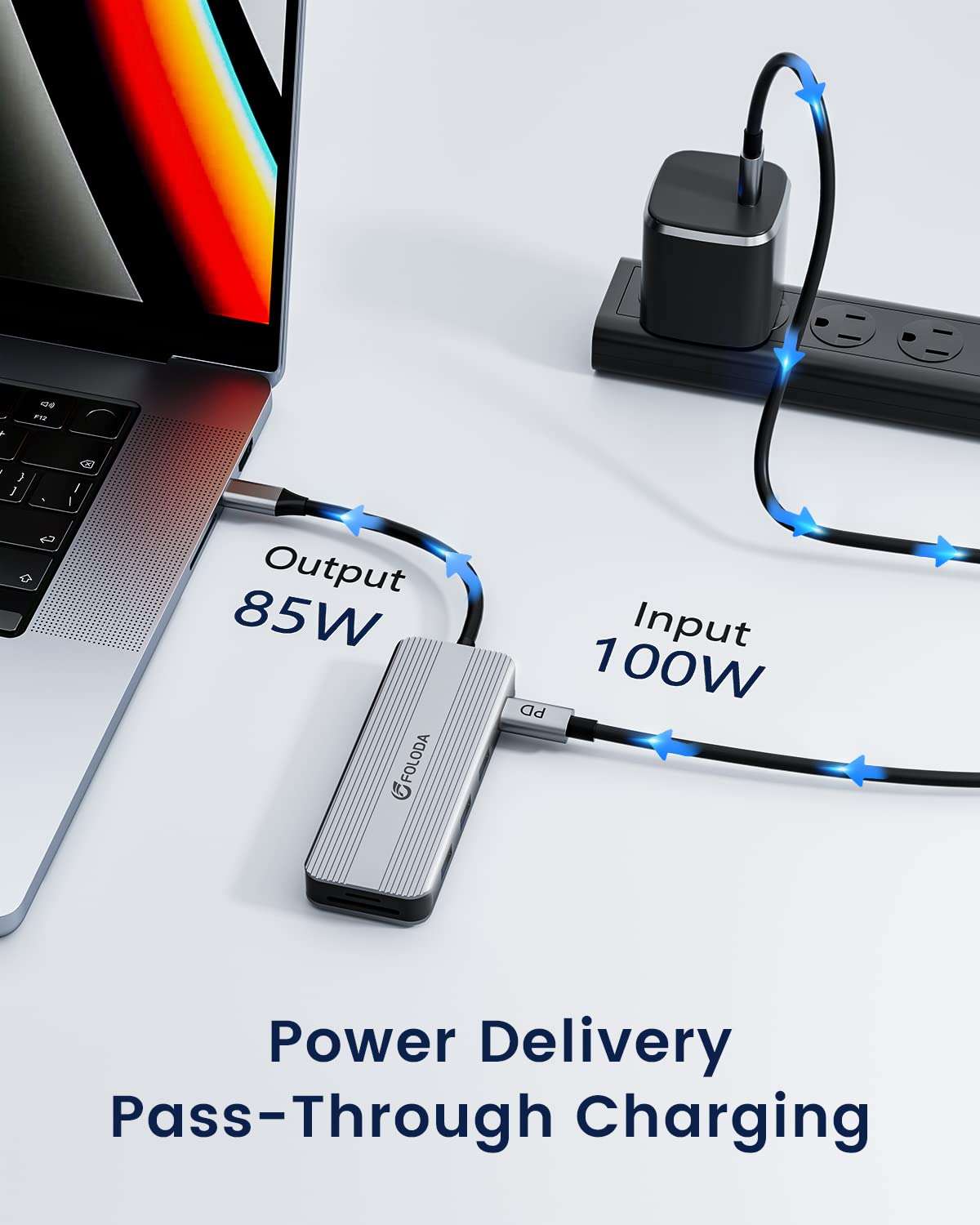 8K USB C Docking Station, 10-in-1 USB C Hub Adapter, with 4K@60Hz HDMI and DisplayPort, 100W PD, 5Gbps USB-C Data Ports,4*USB A 3.0, Gigabits Ethernet, SD/TF Card Slots for MacBook, Dell 4