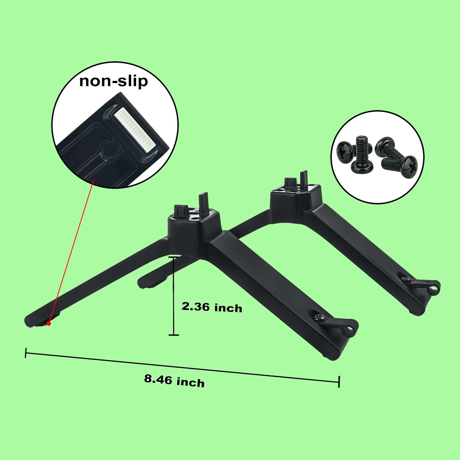 Replacement TV Base Stand 2085-L 2085-R, Fit for Toshiba C350 Series LED 4K UHD Smart TV (43C350LU, 2023 Model) 4