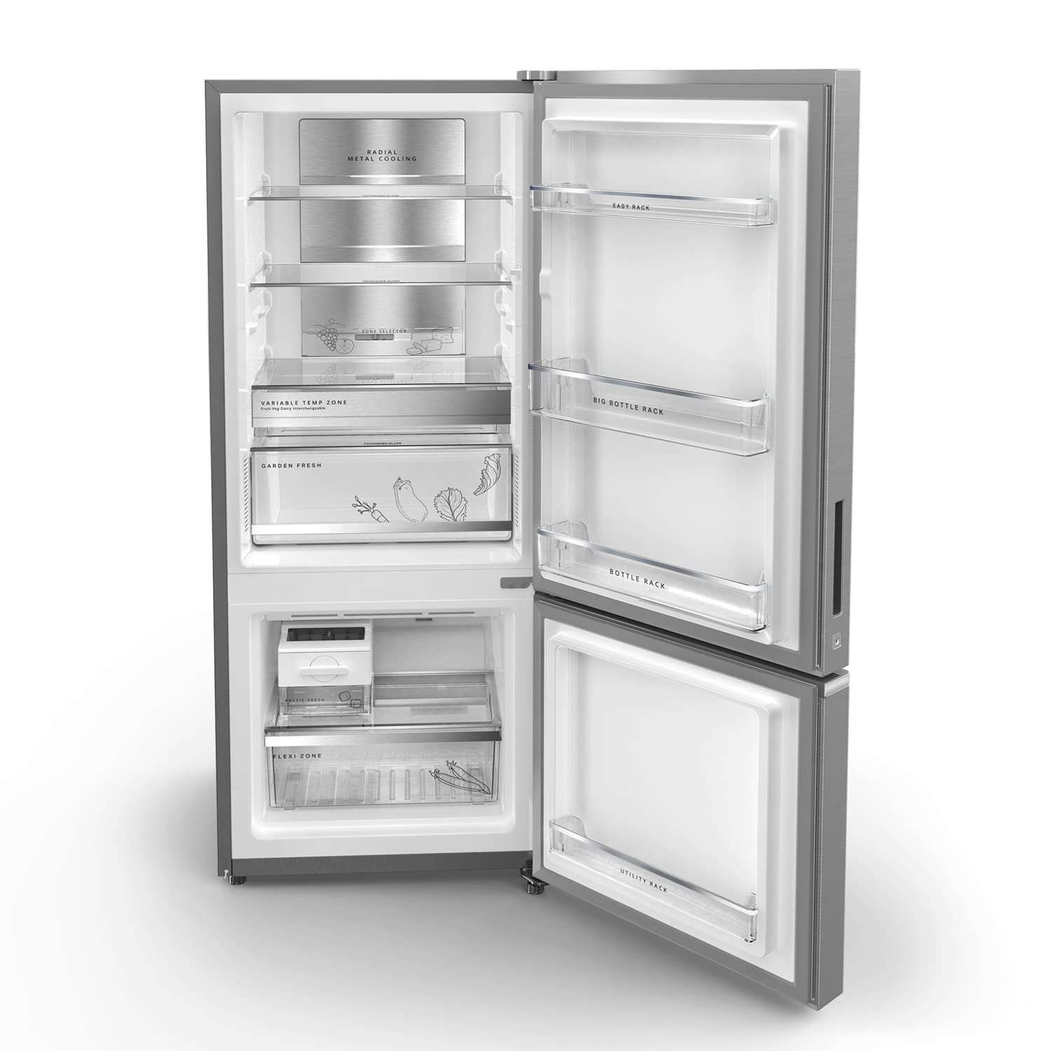 Whirlpool 285 L 2 Star Frost Free Inverter Double Door Refrigerator (IFPRO BM INV CNV 340 OMEGA STEEL (2S)-Z, 2023 Model) 5