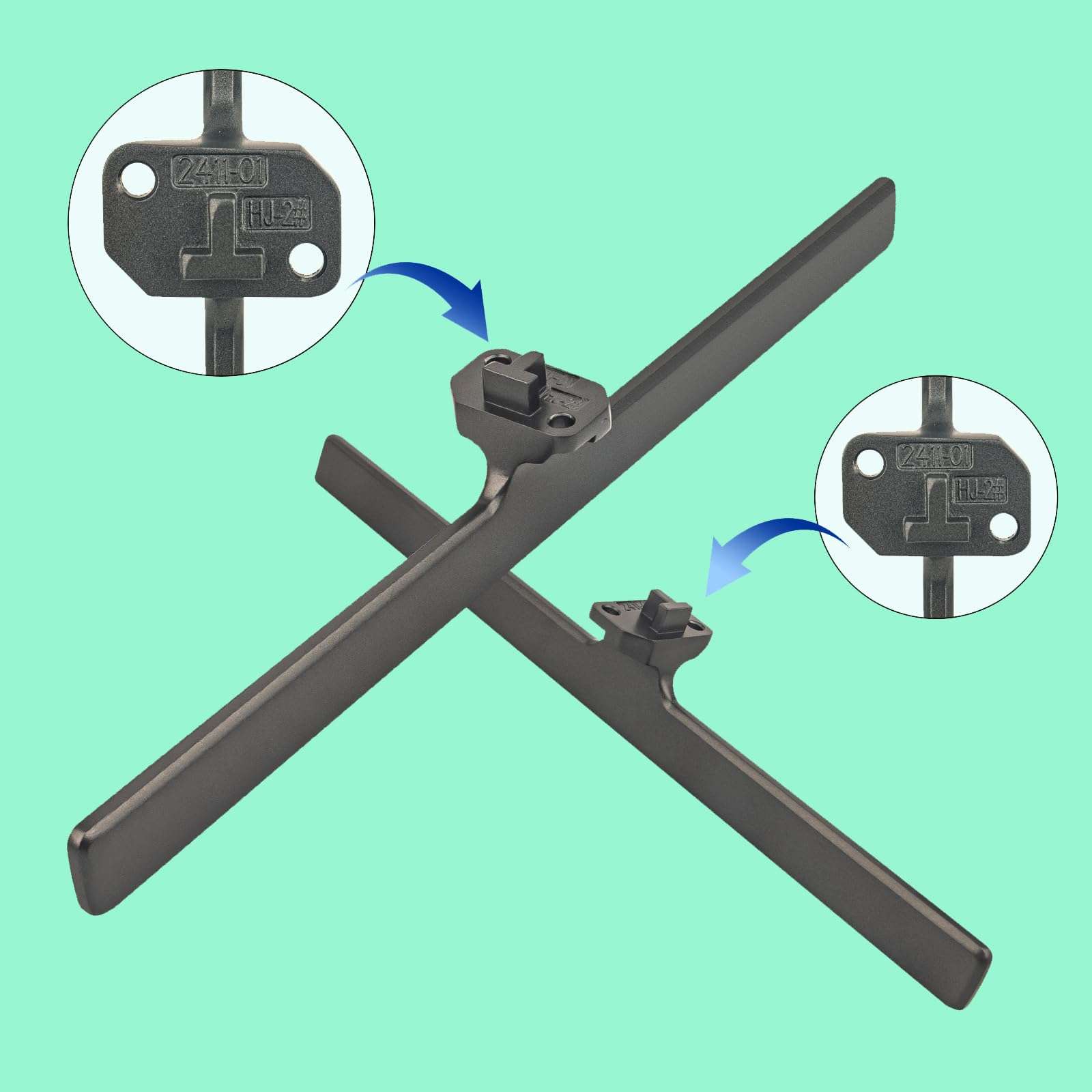 Replacement TV Base Stand 2411-01, Fit for Hisense U6 Series Mini-LED ULED 4K Gccgle TV 75U6K 6