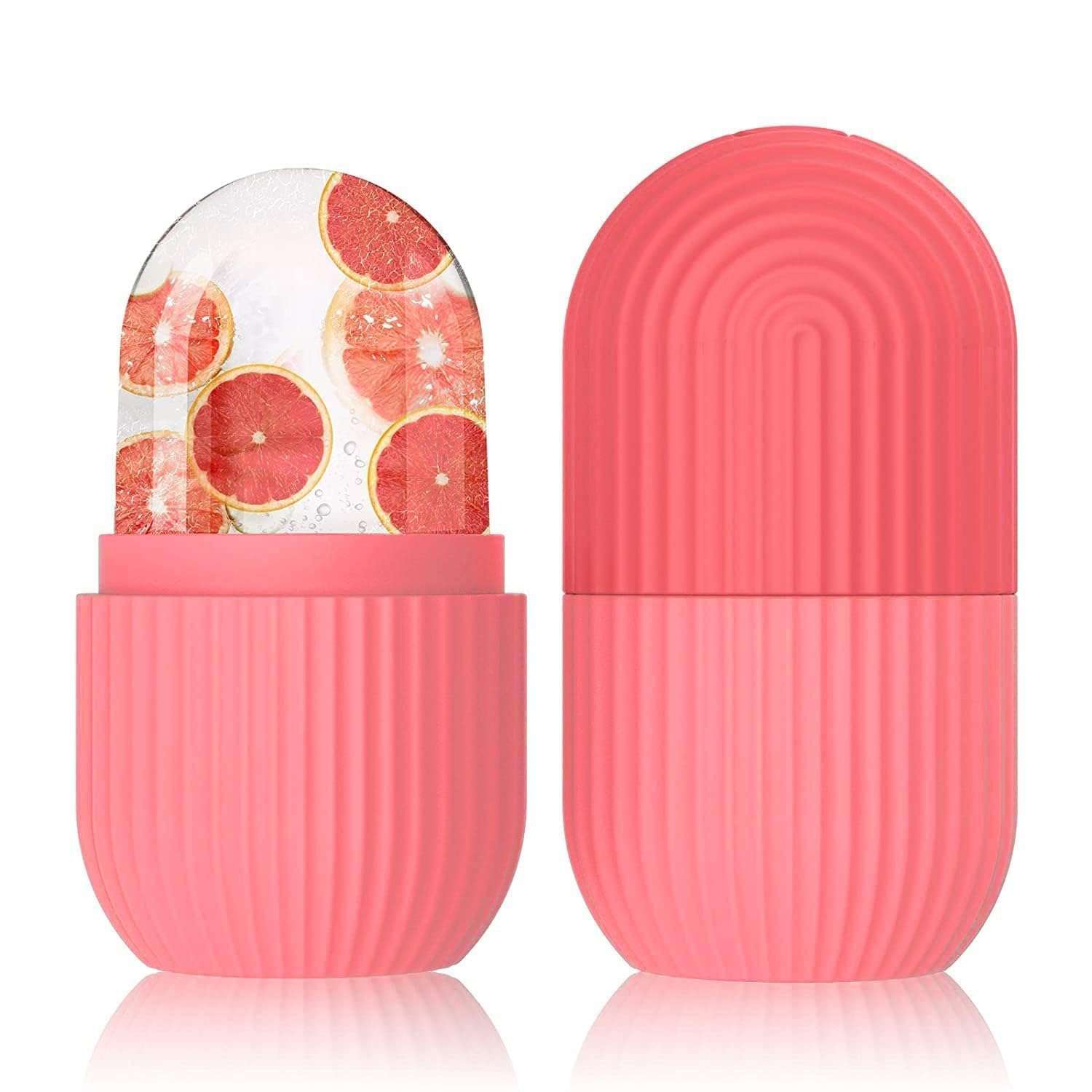 HBD Silicone Ice Roller for Women Skin Glowing Facial Massage, 1 Piece, Multi Color 1