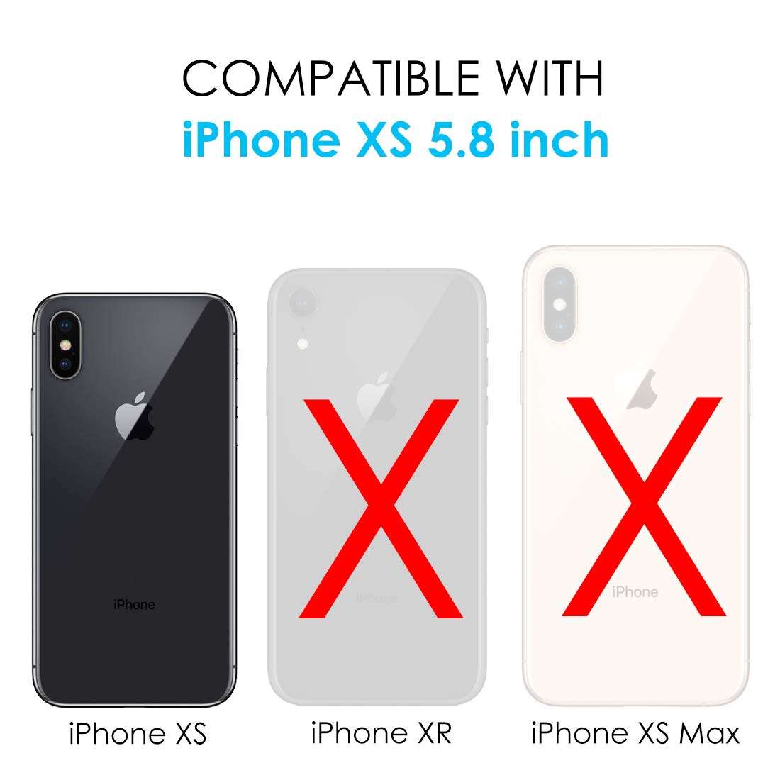 MUNDAZE Personalized Photo Phone case for iPhone Xs 5.8 Inch - Create Custom Case with Your Own Picture, Perfect Valentine Day Gift 5