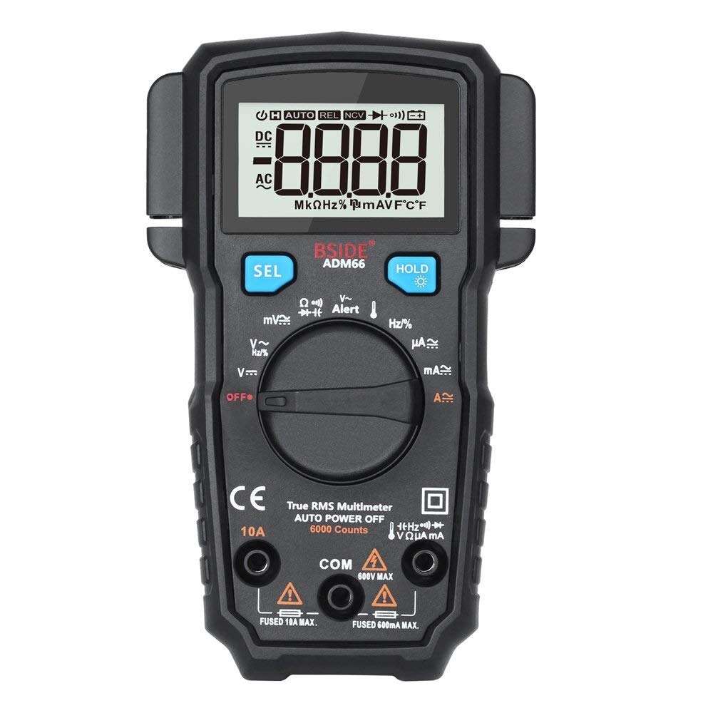SH-CHEN Digital Multimeter - Mini True Rms LCD Digital Multimeter DC/AC Voltage Current Meter Capacitance Resistance Diode Tester Voltmeter Ammeter Electrical Multimeters Tools 1