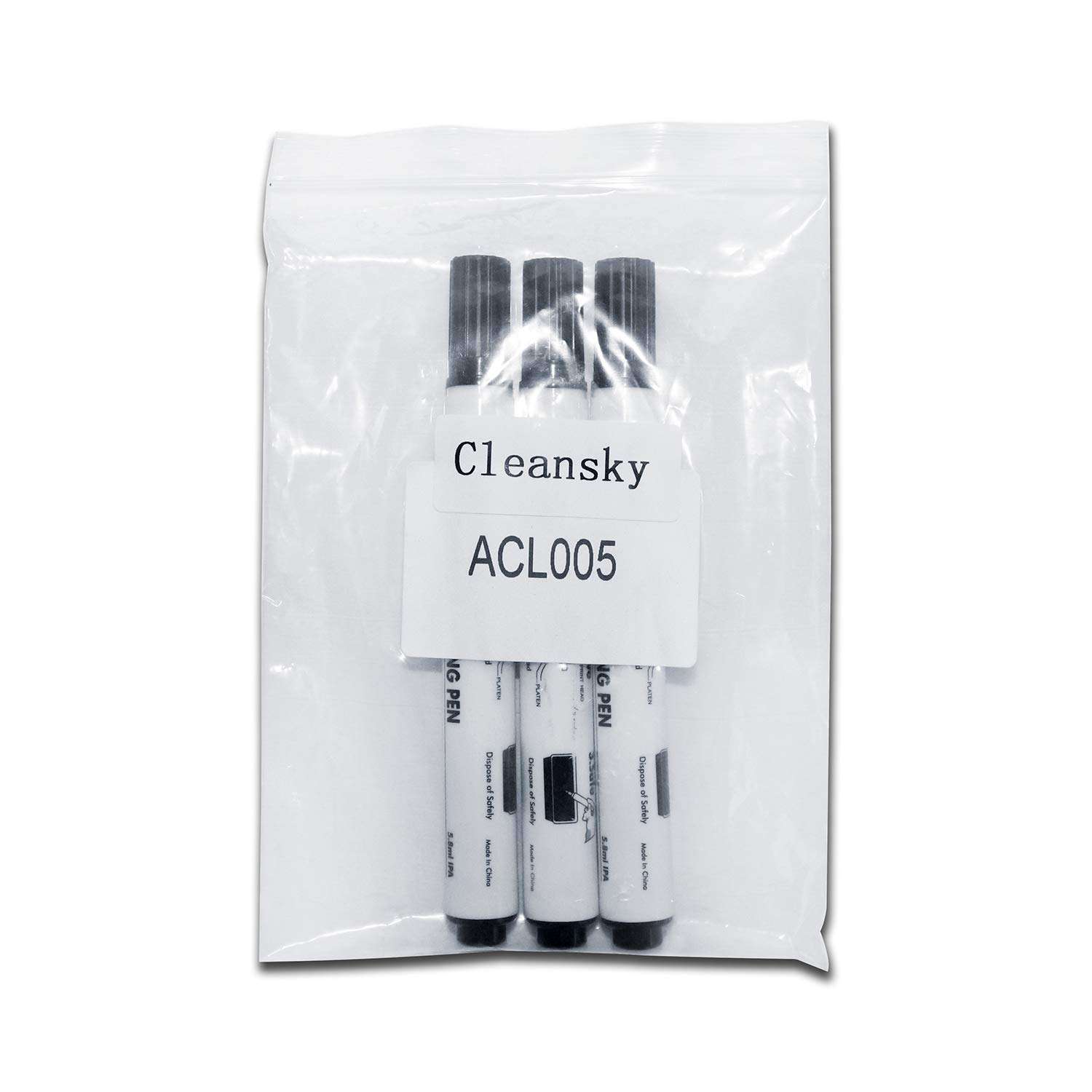 Printer Printhead Cleaning Pen for Card Printer Thermal Printer, Pack of 3pcs， CK-ACL005 4