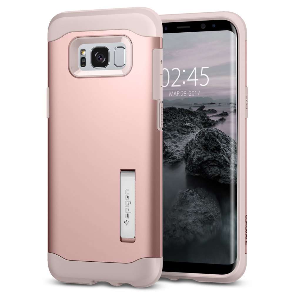 Spigen Slim Armor Designed for Samsung Galaxy S8 Case (2017) - Rose Gold 1