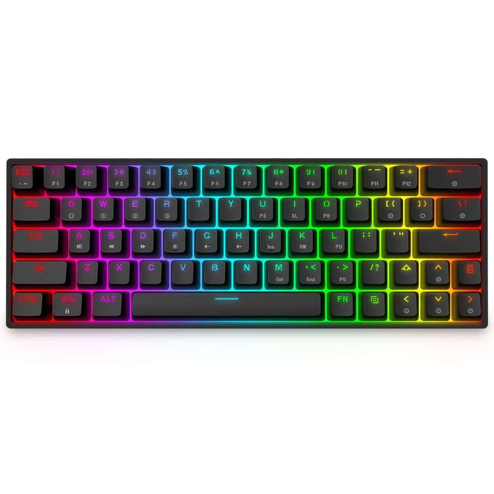 Buy YUNZII SK64 64 Keys Hot Swappable Optical Mechanical Keyboard with