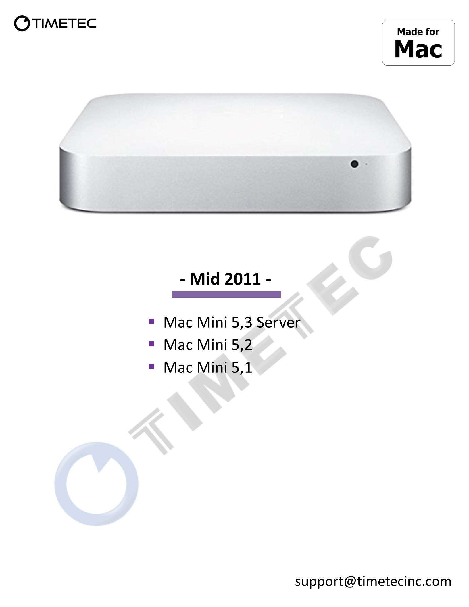 Timetec 4GB Compatible for Apple DDR3 1333MHz PC3-10600 CL9 for Mac Book Pro (Early/Late 2011 13/15/17 inch), iMac (Mid 2010, Mid/Late 2011 21.5/27 inch), Mac mini(Mid 2011) SODIMM MAC RAM Upgrade 4