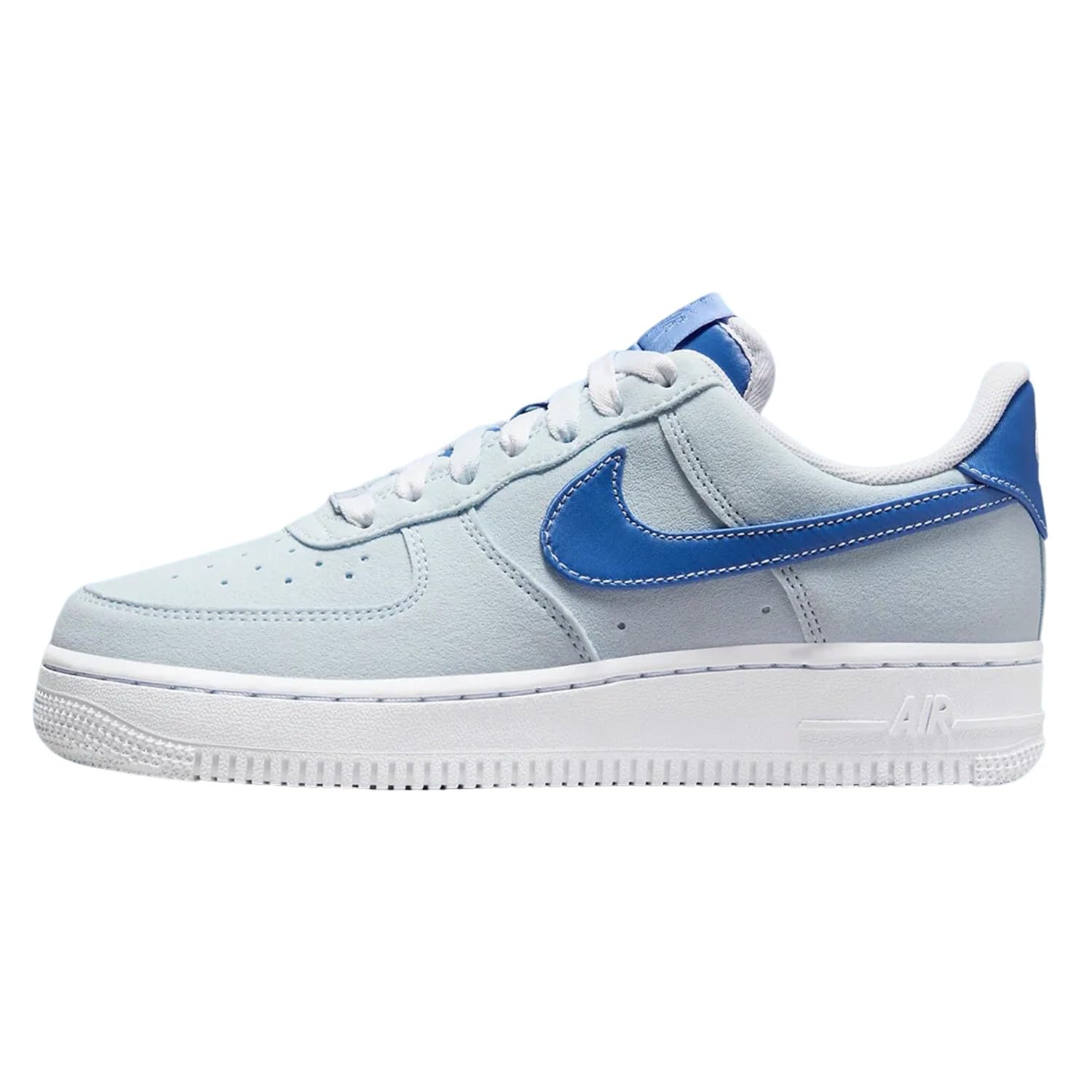 NIKE Air Force 1 '07 Women's Shoes, Blue Tinted White Disco Purple Polar, 7.5