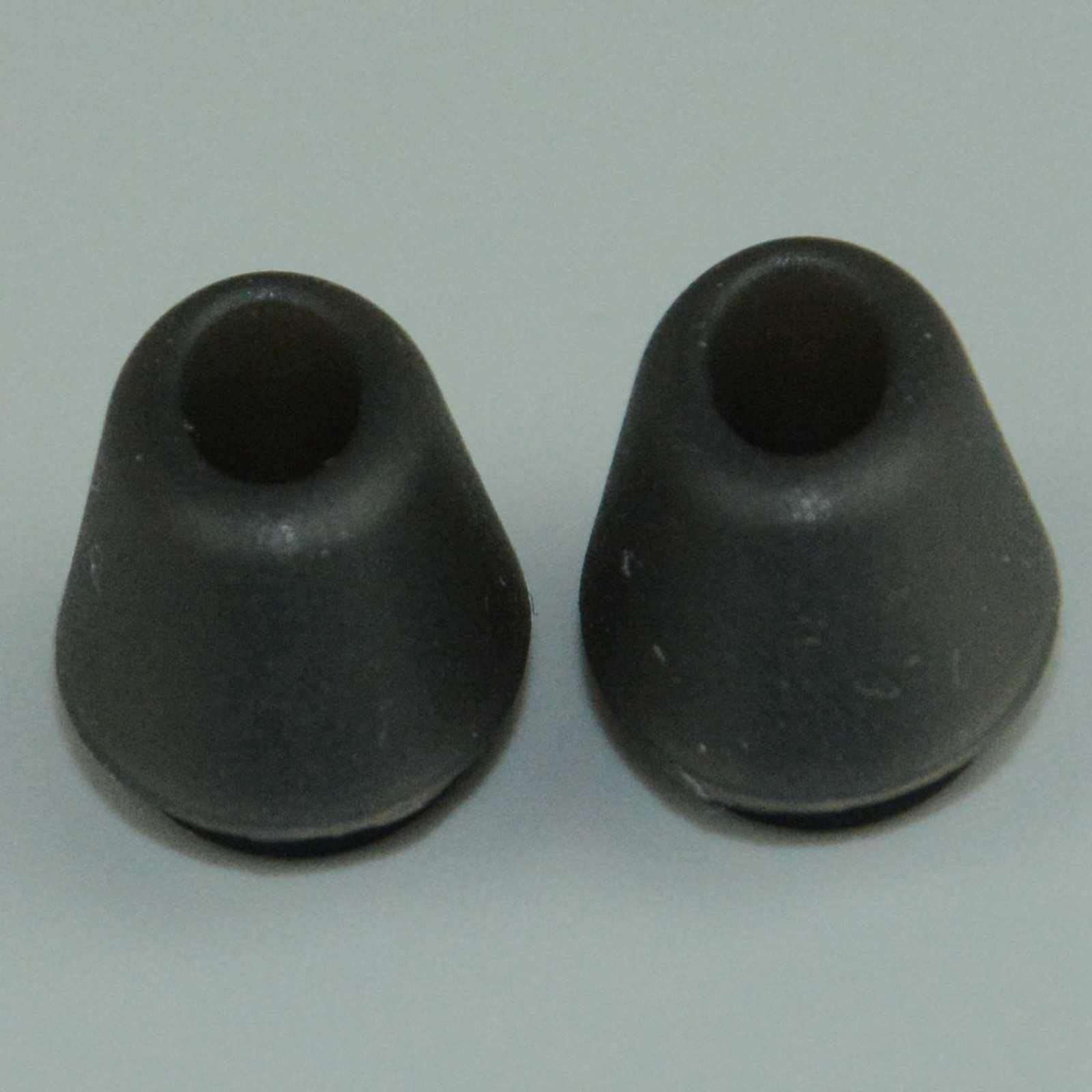 LS LOVINSTAR OEM Silicone Ear Buds Gel Cover for Jabra Evolve 75e MS Jabra Elite 65e Bluetooth Wireless in-Ear Earphones Eartips Earbuds (Black-Gray) 3