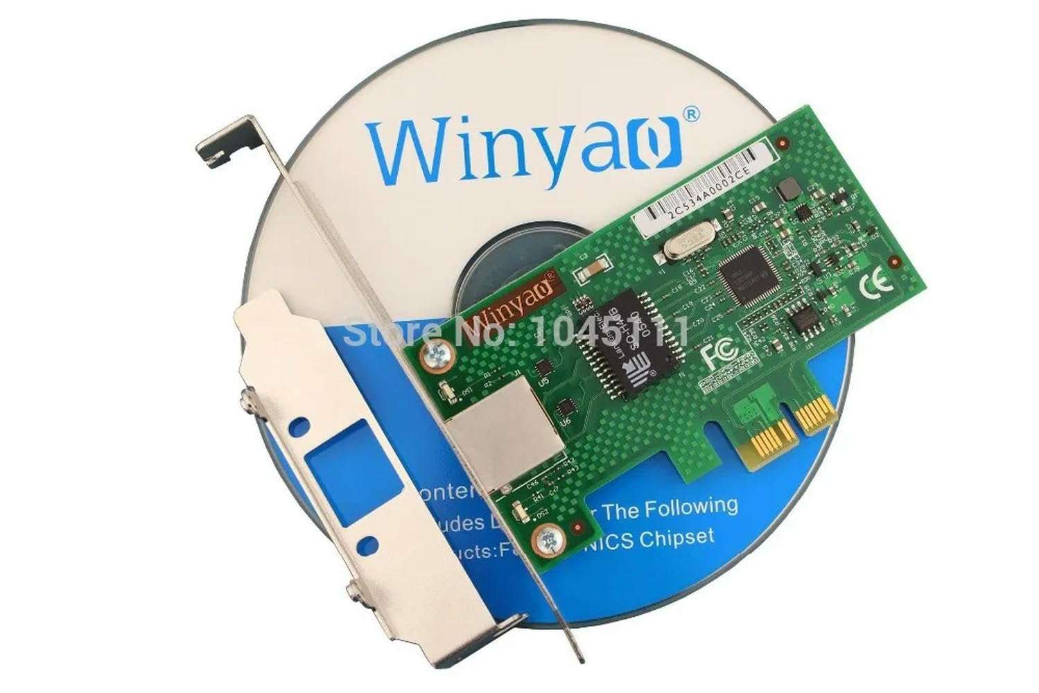 Generic for WYI210T1 PCI-E X1 Server Gigabit Ethernet Network Adapter Card I210T1 Chipset ESXI5.5 Desktop 82574L, 6924023109189 1