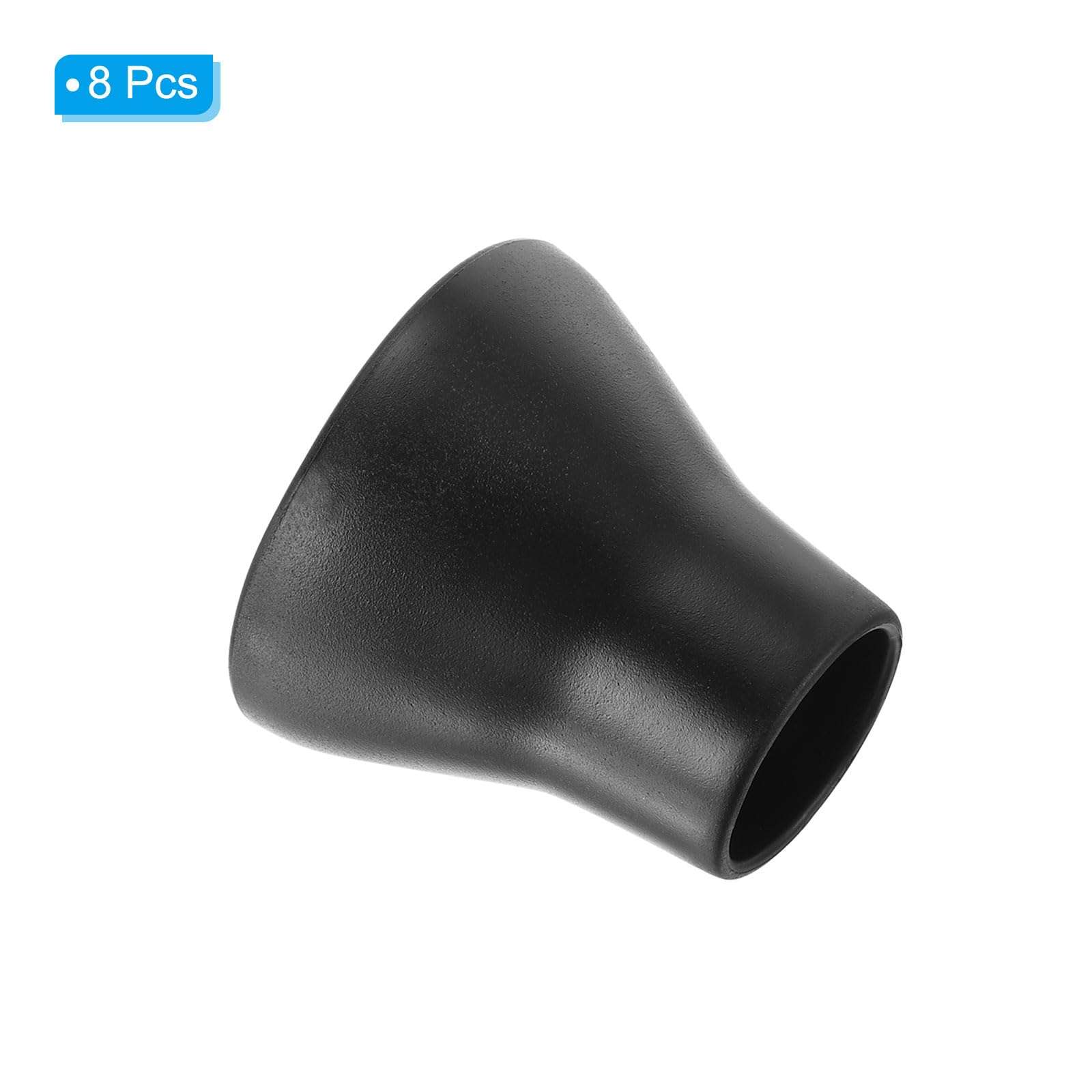 PATIKIL Golf Ball Retriever Grabber, 8 Pack Putter Grip Suction Cup Pick Up Back Save for Picker Upper Tube Handle, Black 4