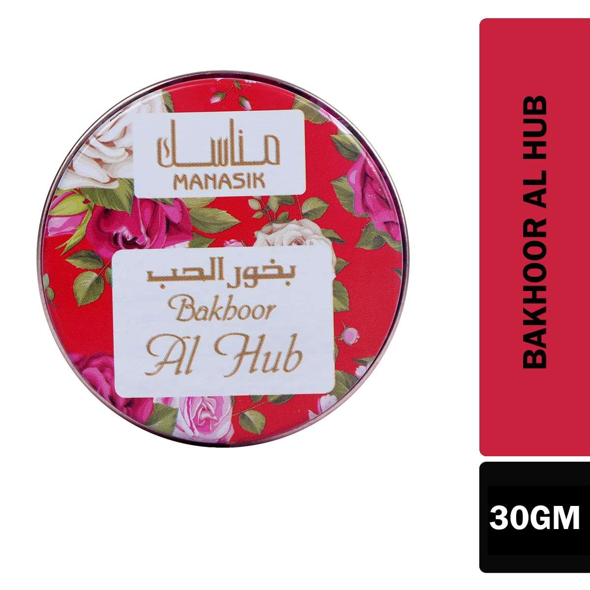 Manasik Al Hub Imported Premium Bakhoor, Fresh & Soothing Fragrance, Perfect for Pooja and Relaxation, Natural Wood Chips for Home & Office, Made in KSA, 30gm 3