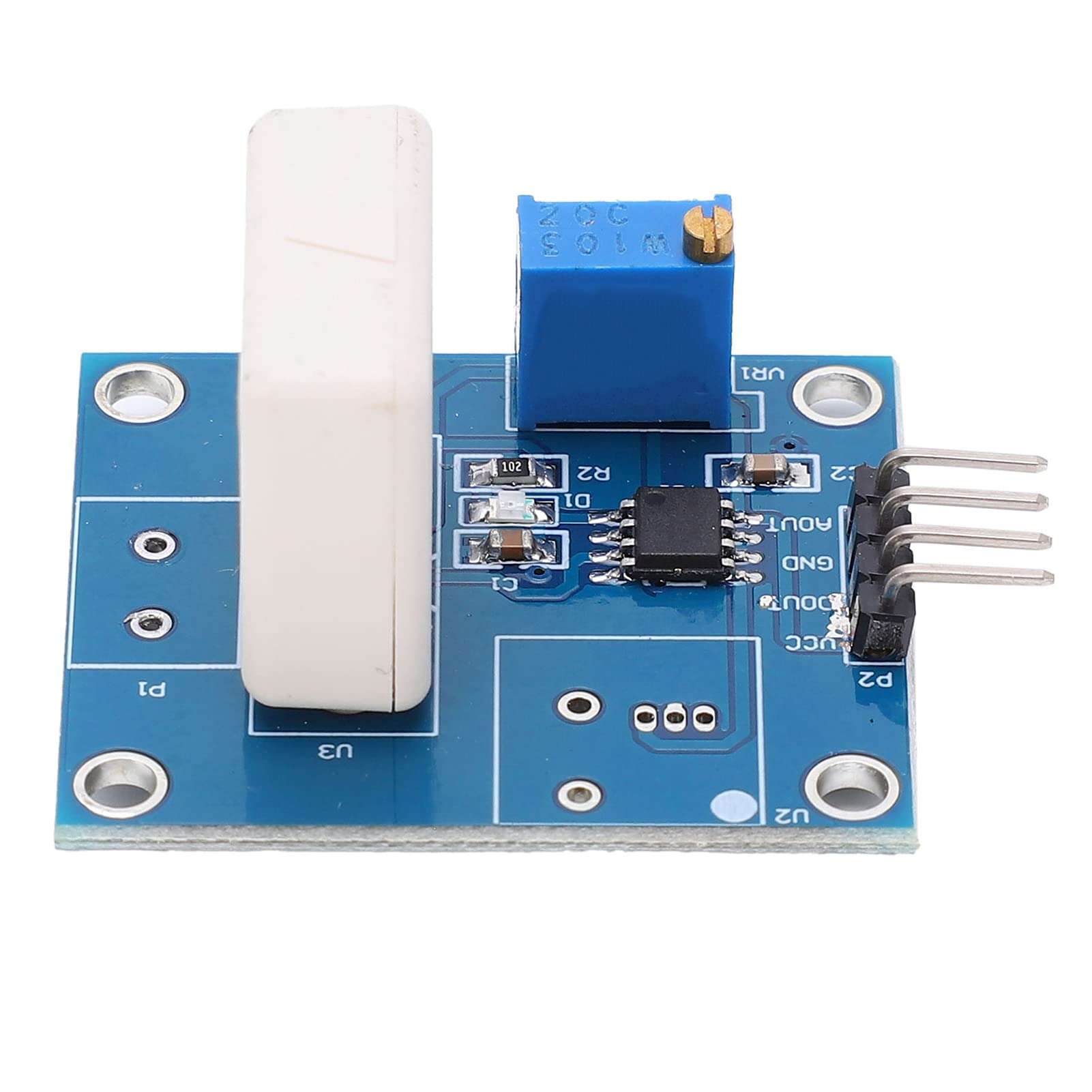 Hall Current Sensor,DC 5V Hall Current Detection Sensor Module 35A Short Circuit Overcurrent Protection Detector Current Sensors 5