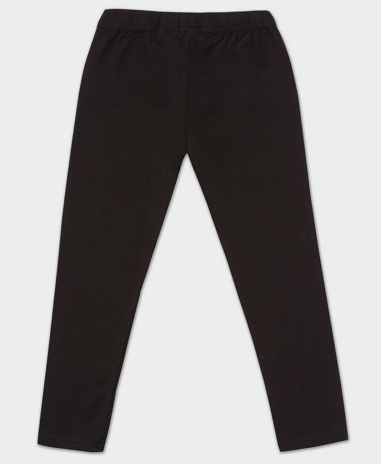 DJ&C by fbb Girls' Skinny Fit Tracksuit (Pack of 2)(1000664666002_Black_3-4 Yrs) 3