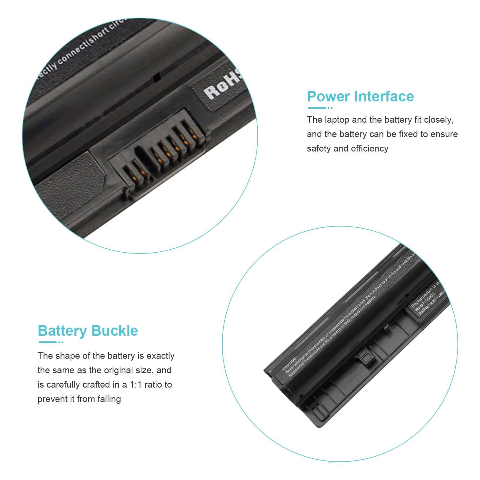 Fancy Buying 2600mAh Laptop Battery for Lenovo G50 G405s G410s S410P S510P G400S G500s G505s G510s Z710 L12S4E01 L12S4A02 L12M4A02 L12L4E01 4ICR17/65 Z710p G50-80 Z70-70 Z70-80 5