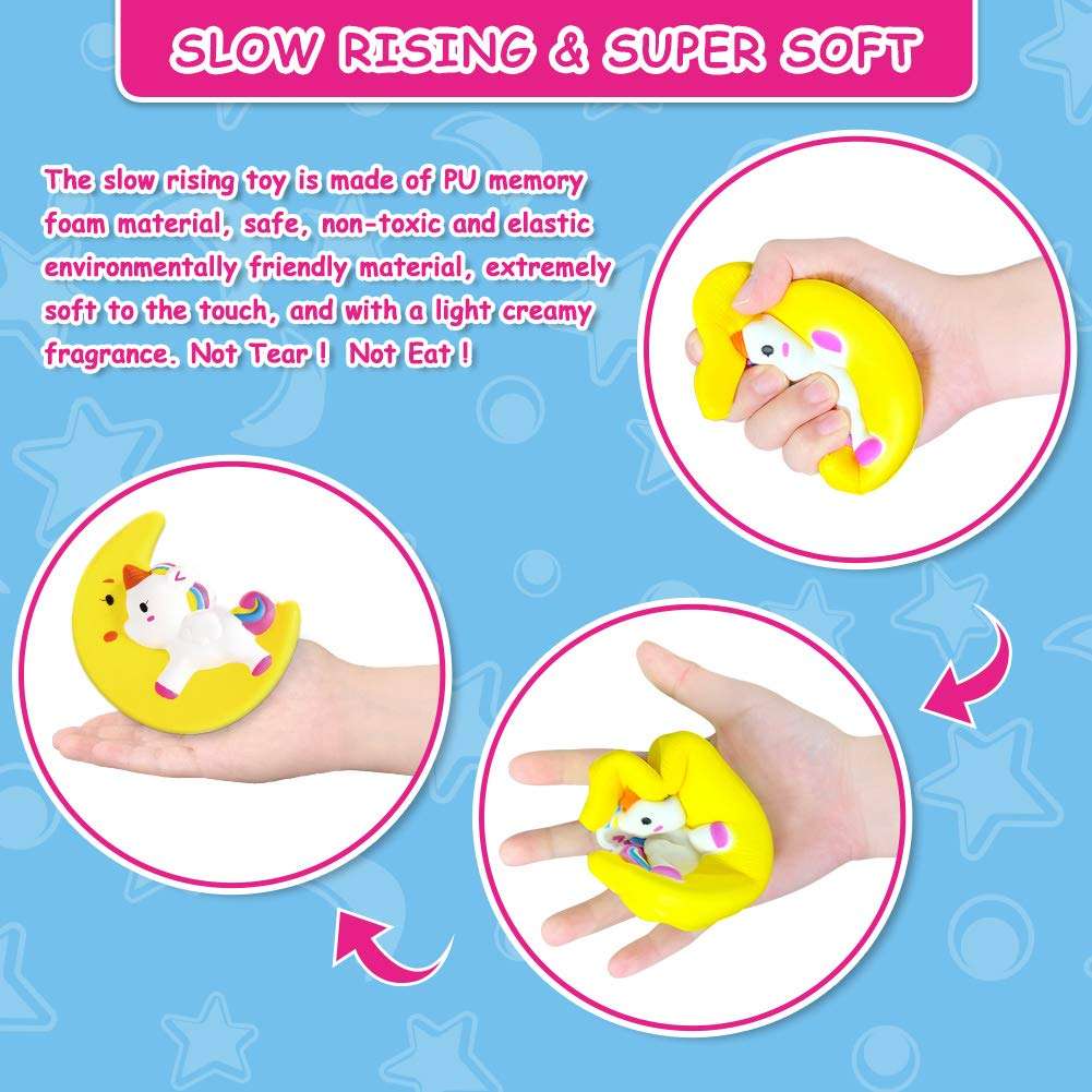 Heyzeibo Squishies Toys for Kids, Arts Crafts Squishy Gifts for Age 3 4 5 6+ Years Old Boys Girls Toddlers, Paint Your Own Squishies, Soft Stress Relief DIY Squishy Painting Toys for Adults Lovers 6