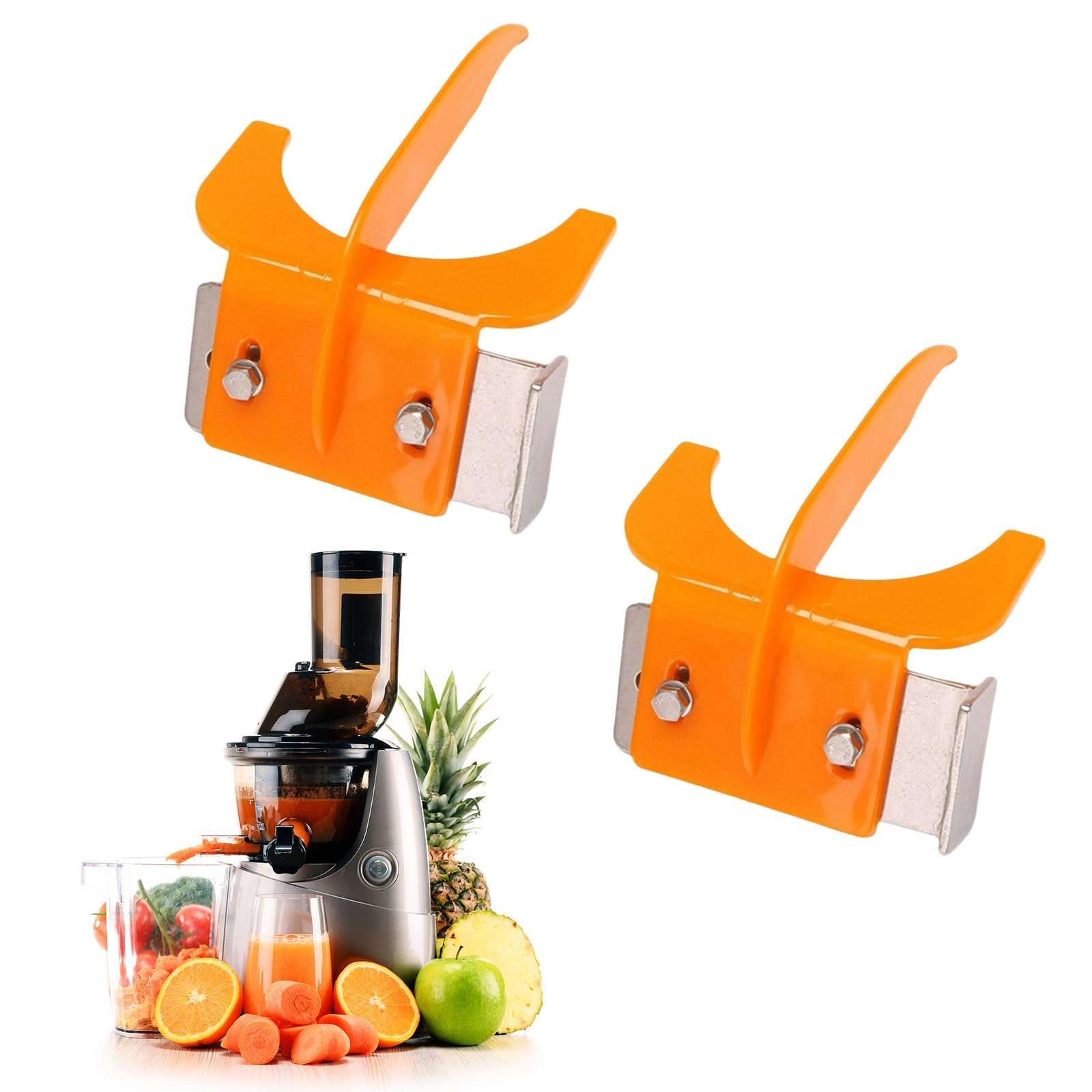 2Pcs Electric Orange Juicer Machine Extractor Spare Part Peeler With Stainless Steel Rack Compatible For XC-2000E Series 3
