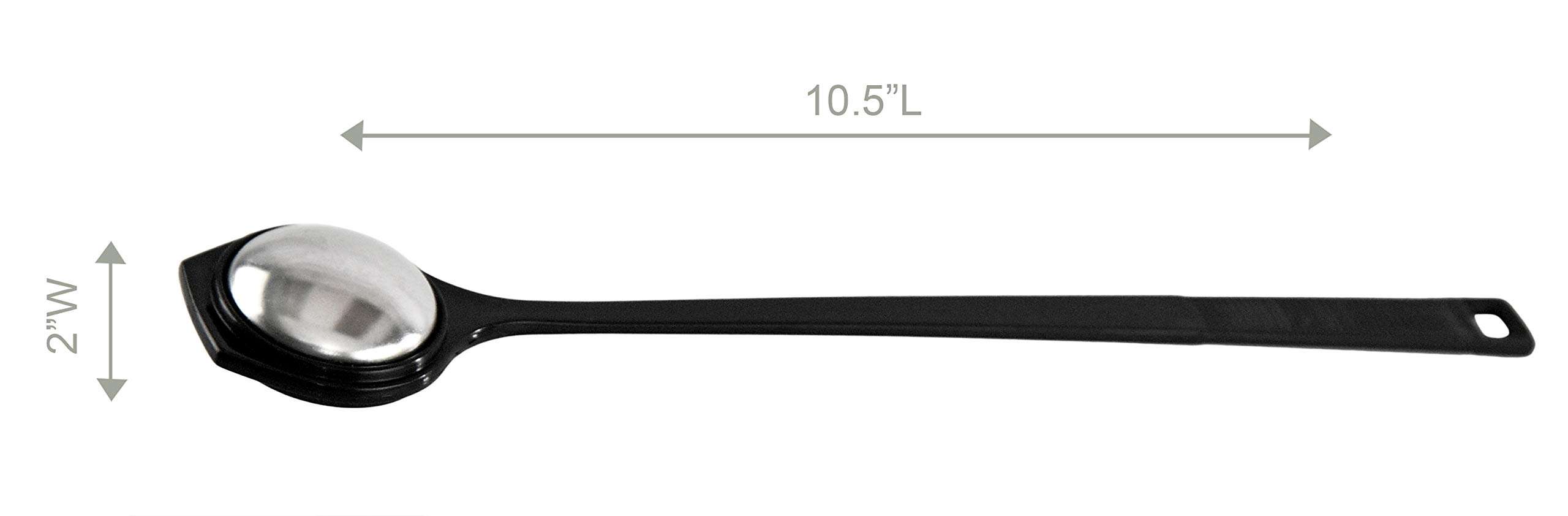 HOME-X Ice Hammer Kitchen Gadget, Stainless Steel Tapper, Mallet Tool for Cocktails, Black 5