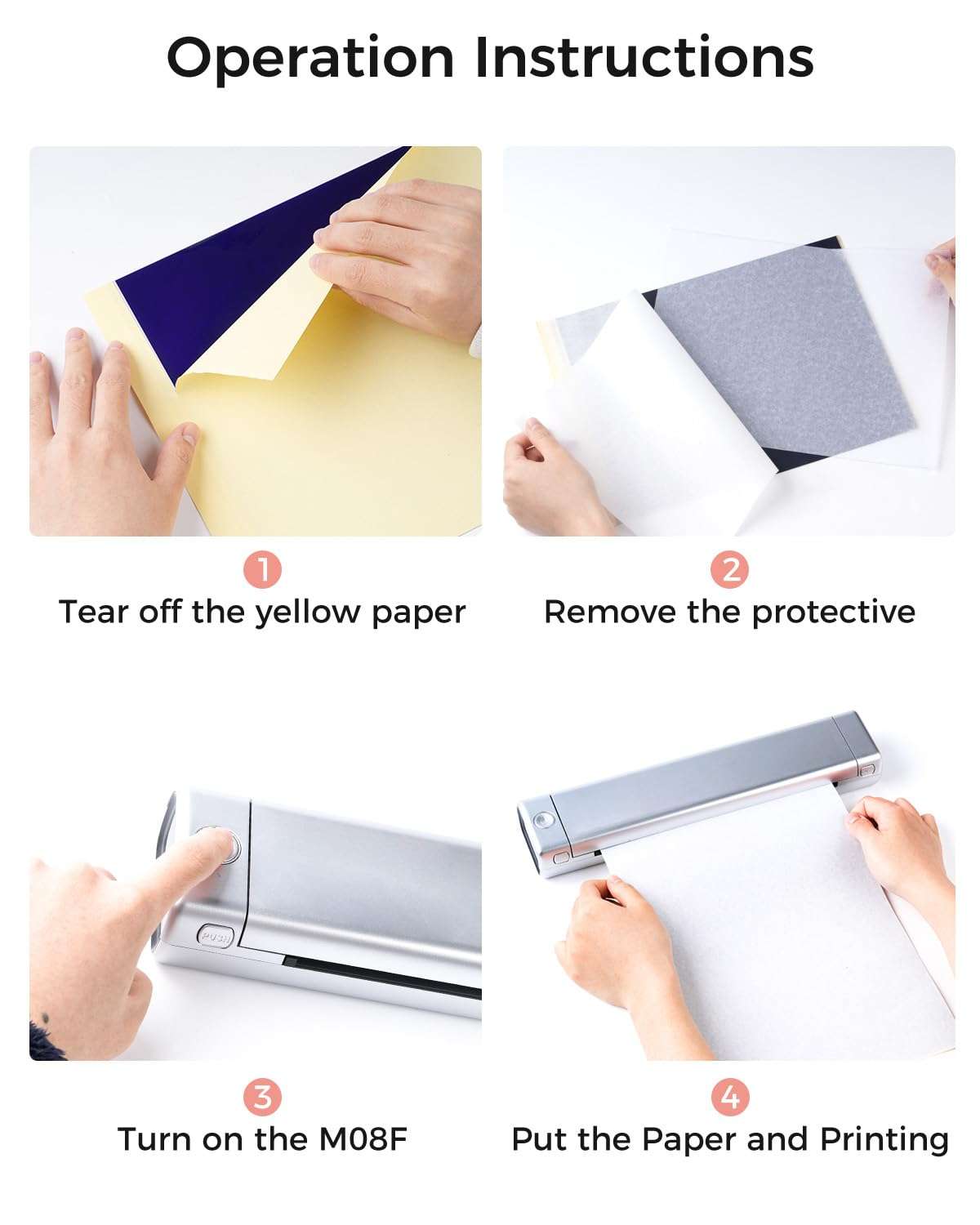 Phomemo Tattoo Thermal Printer Kit with Storage Case & 45 Tattoo Transfer Papers - Wireless Stencil Printer for Tattooing - Compatible with Phones & PCs 6