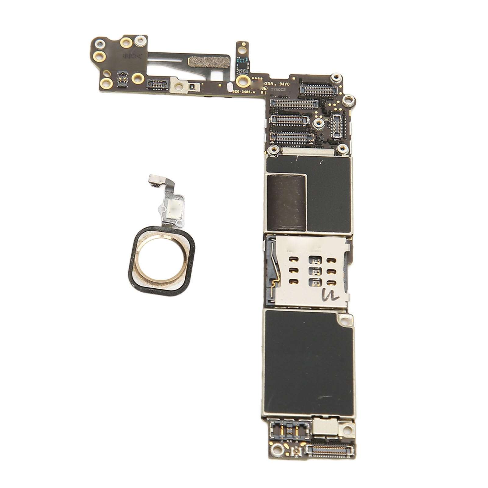 Yctze Unlocked Logic Board with Touch ID Fingerprint, Cellphone Mainboard Replacement for 6, US Version, DIY Repair Accessories (#11) 5