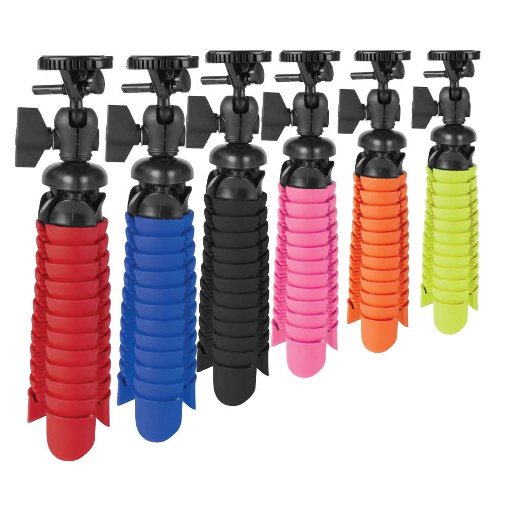 VIVITAR VIV-SP-7-BLK Small Rubberized Spider Tripod (Black) 2