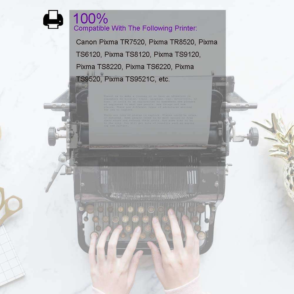 Karl Aiken Compatible Ink Cartridge Replacement for Canon 280 281 PGI-280XXL CLI-281XXL for PIXMA TR7520 TR8520 TS6120 TS6220 TS8220 TS9120 TS9520 TS9521C Printer (10PK 2BK 2PBK 2C 2M 2Y) 2