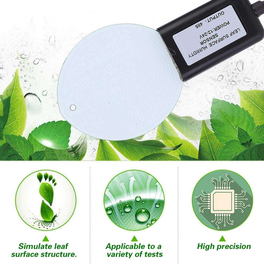 AUNMAS RS485 Leaf Surface Temperature Humidity Sensor Leaf Surface Moisture Sensor Transmitter Testing Tools 4