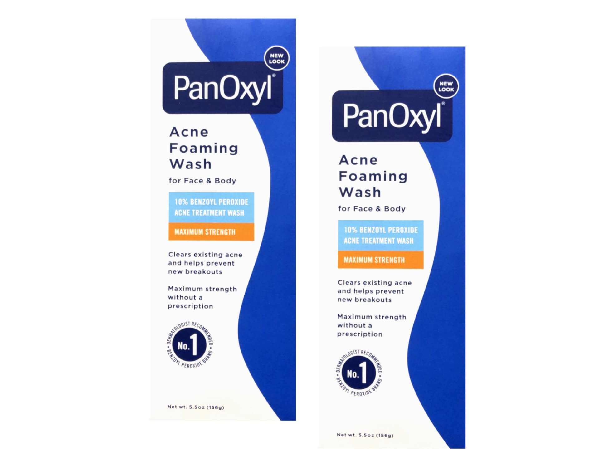 PanOxyl 10% Acne Foaming Wash 5.5 Ounce (Value Pack of 2) 1