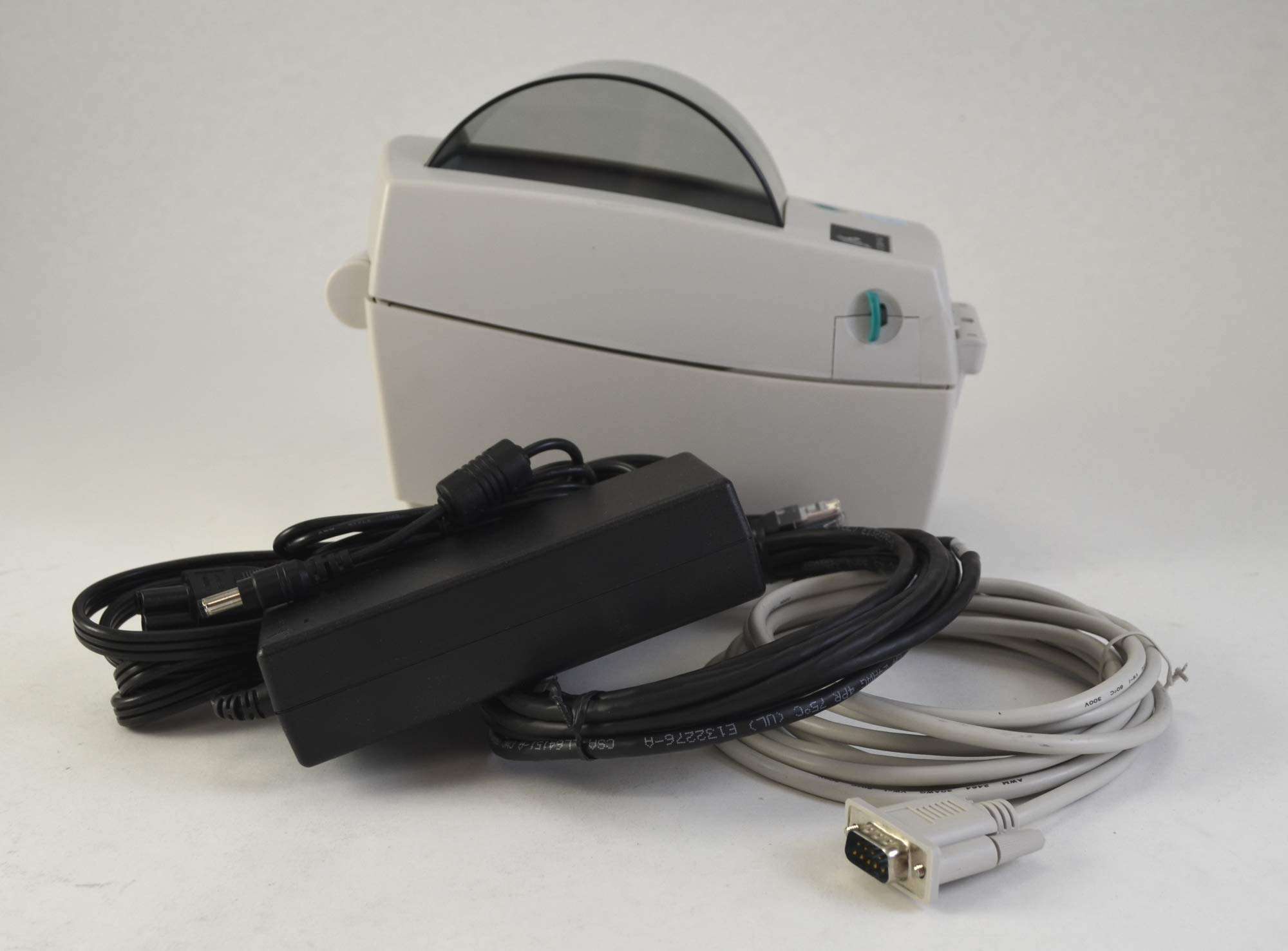 ZEBRA TLP2824 Plus Thermal Transfer Desktop Monochrome Printer Print Width of 2 in Serial and USB Port Connectivity 282P-101110-000 2