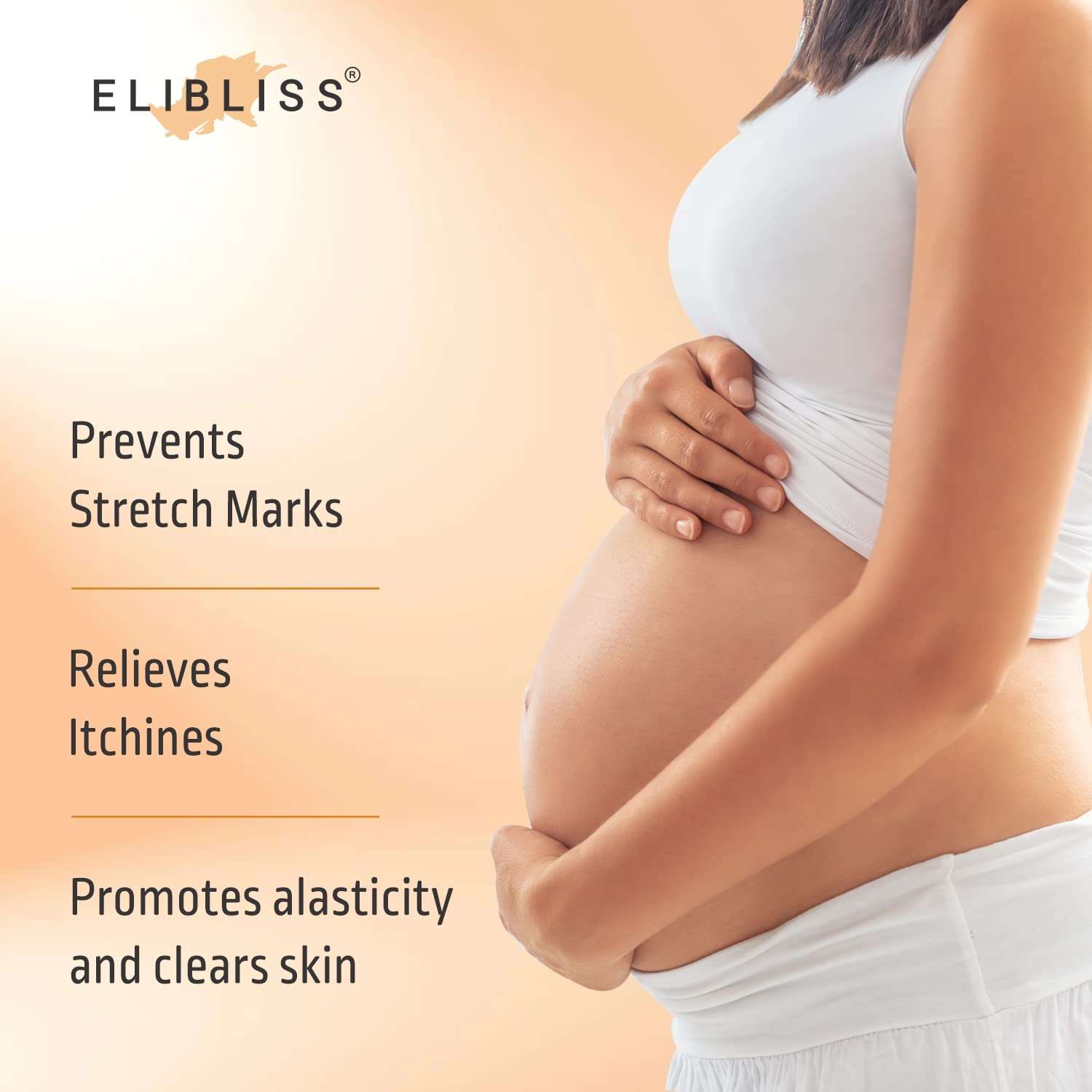 ELIBLISS Stretch Marks Cream for Women & Men Scar Healing & Skin Elasticity Booster Reduces Stretch Marks 5
