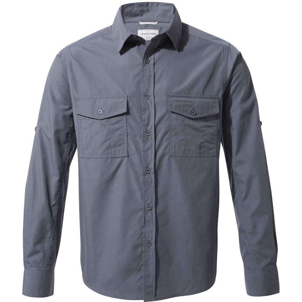 Craghoppers CMS338 Polyester Kiwi Long Sleeve Shirt, Small (Ombre Blue) 3