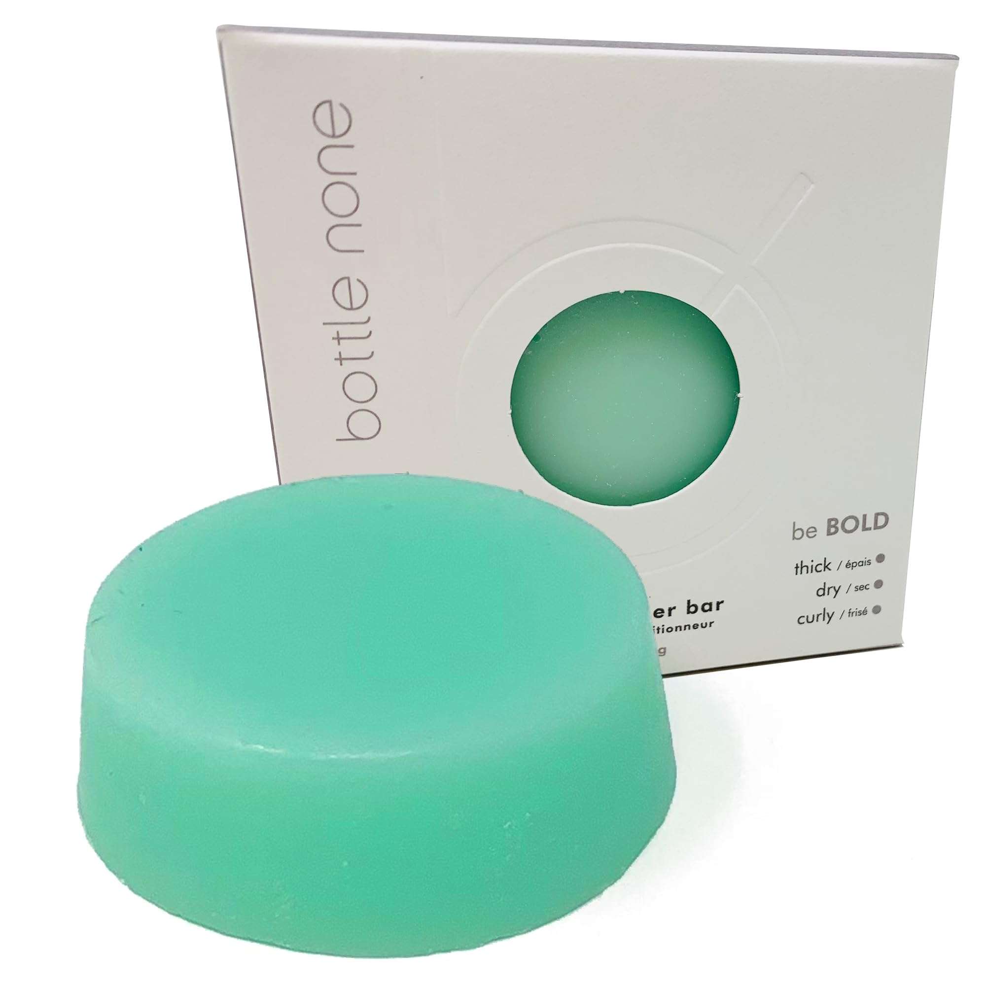 BOTTLE NONE | be BOLD Conditioner Bar for Curly Hair & Thick, Coarse Hair | Embrace Your Curls with Lustre and Bounce Enhancing Ingredients | PH Balanced/Salon Grade/Natural | 50+ Washes 1