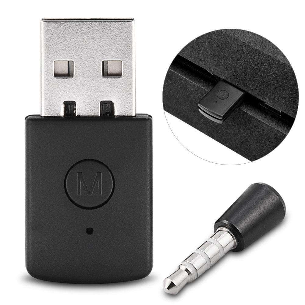 Mini USB 4.0 Bluetooth Adapter, Suitable for for PS4 Playstation, USB 5V Powered/Supports A2DP, HFP Mini and Lightweight, Convenient to Take Along. 4