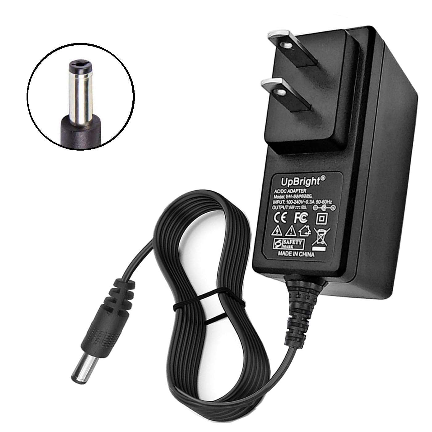 UpBright AC/DC Adapter Compatible with REATHLETE DEEP4S PRO Percussive Massager Therapy Deep Tissue Device Percussion Massage Gun DEEP4s-U-A DEEP4s-U-B DEEP4s-U-C ZESO Power Supply Battery Charger PSU 4