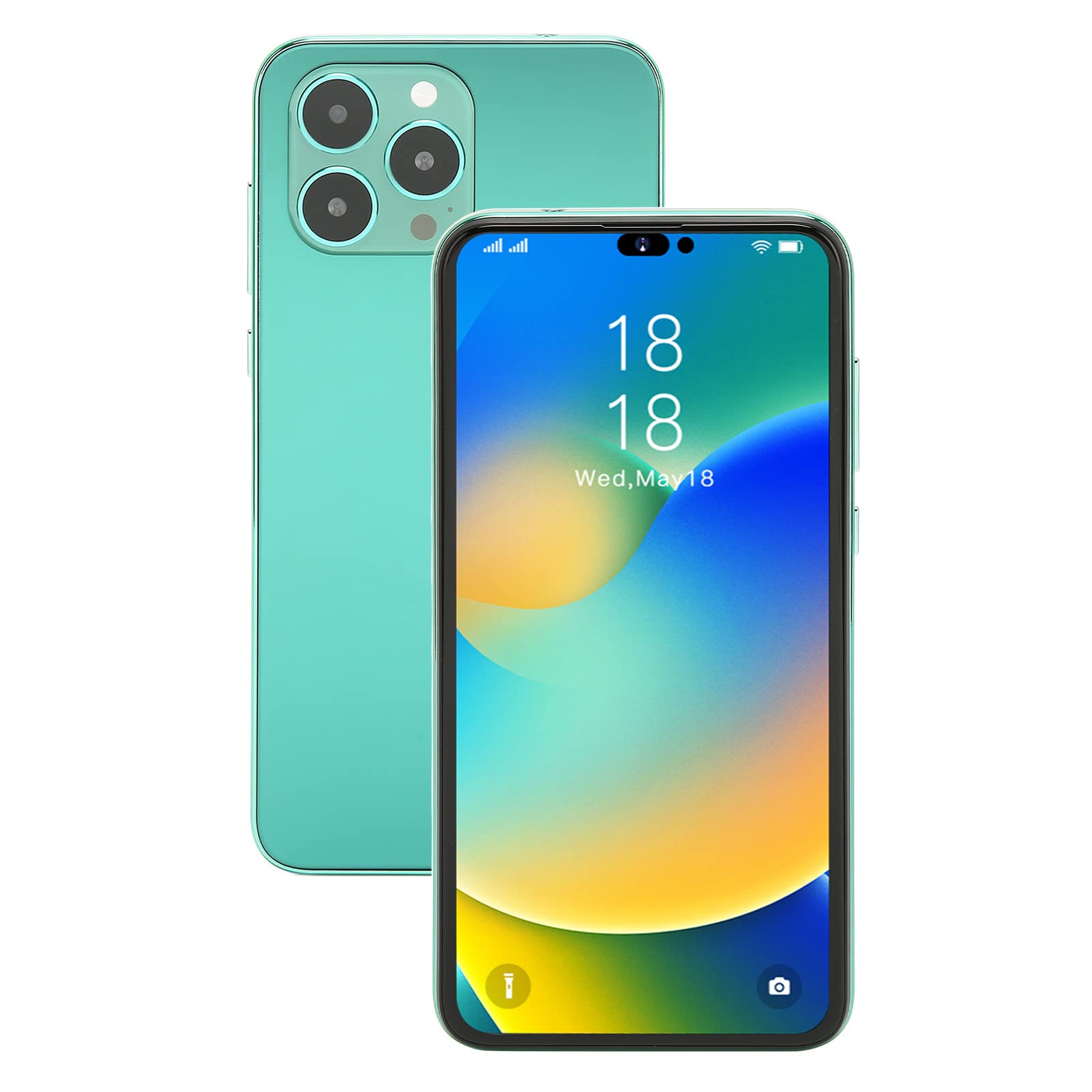 Unlocked Smartphone, 6.1 HD Screen Mobile Phone 2GB RAM 32GB ROM US 100240V for Call US Plug