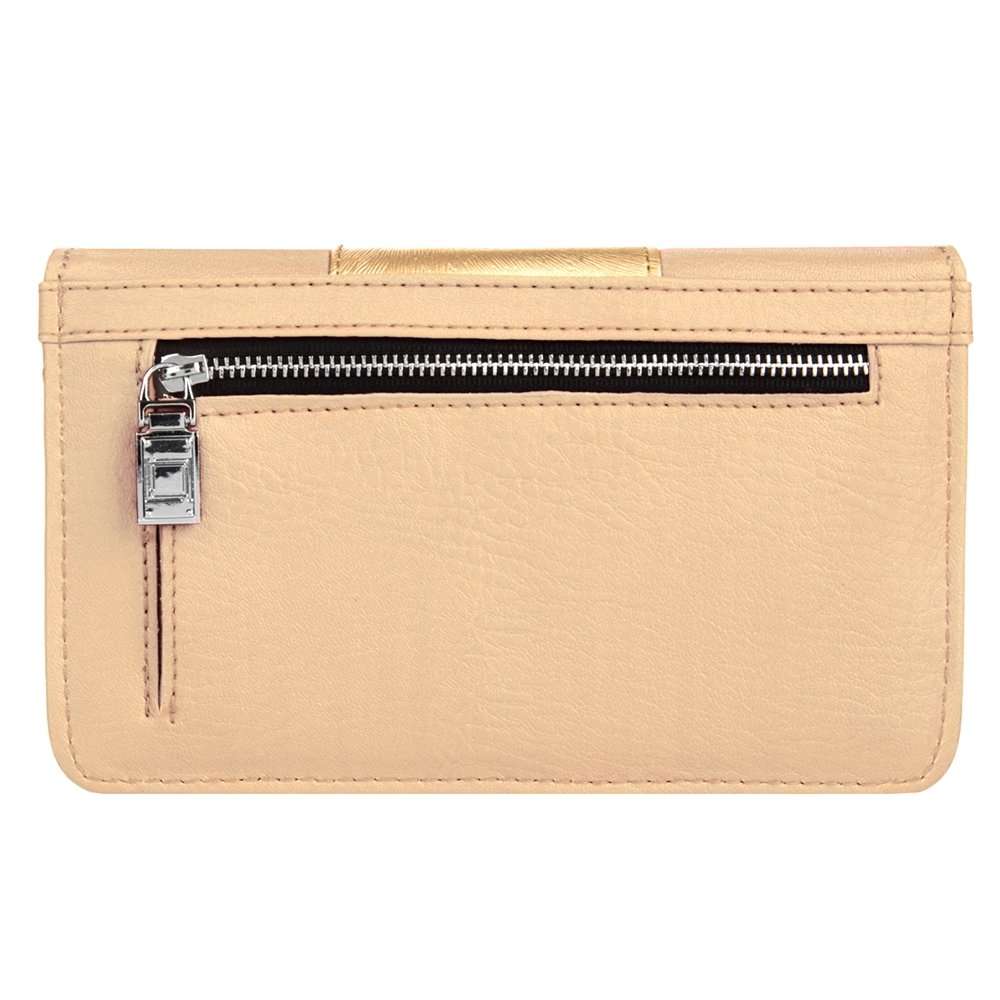 Durable Leather Cell Phone Wallet Case | Credit Debit Card Holder | ID Holder | Back Pocket | Shoulder Wallet Bag for Women 3