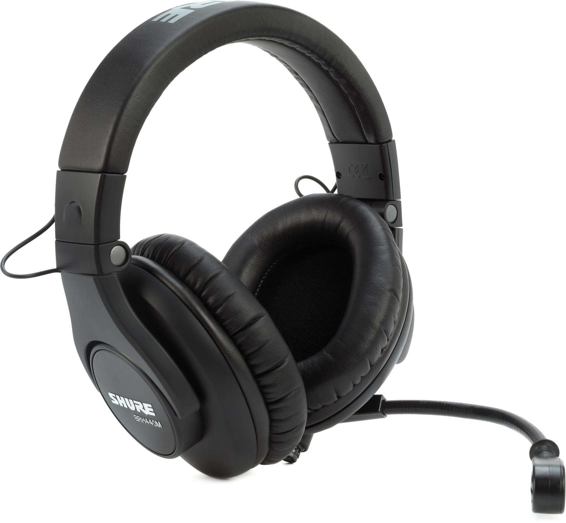 Shure BRH440M-LC Dual-Sided Broadcast Headset, Less Cable