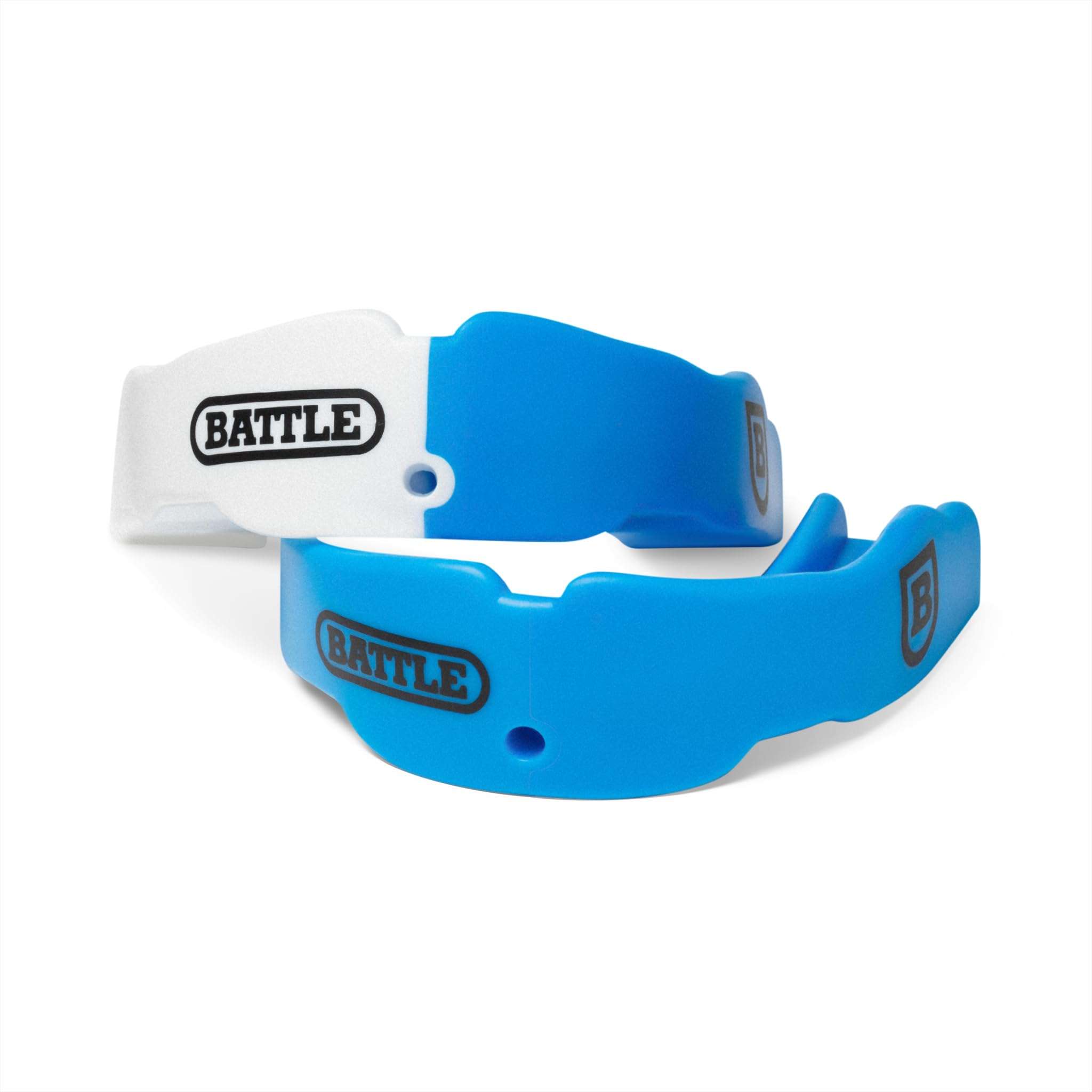 Battle Sports 2-Pack Mouthguard - Maximum Protection and Breathability, Strapless Braces-Friendly - Adult & Youth - Pack of 2