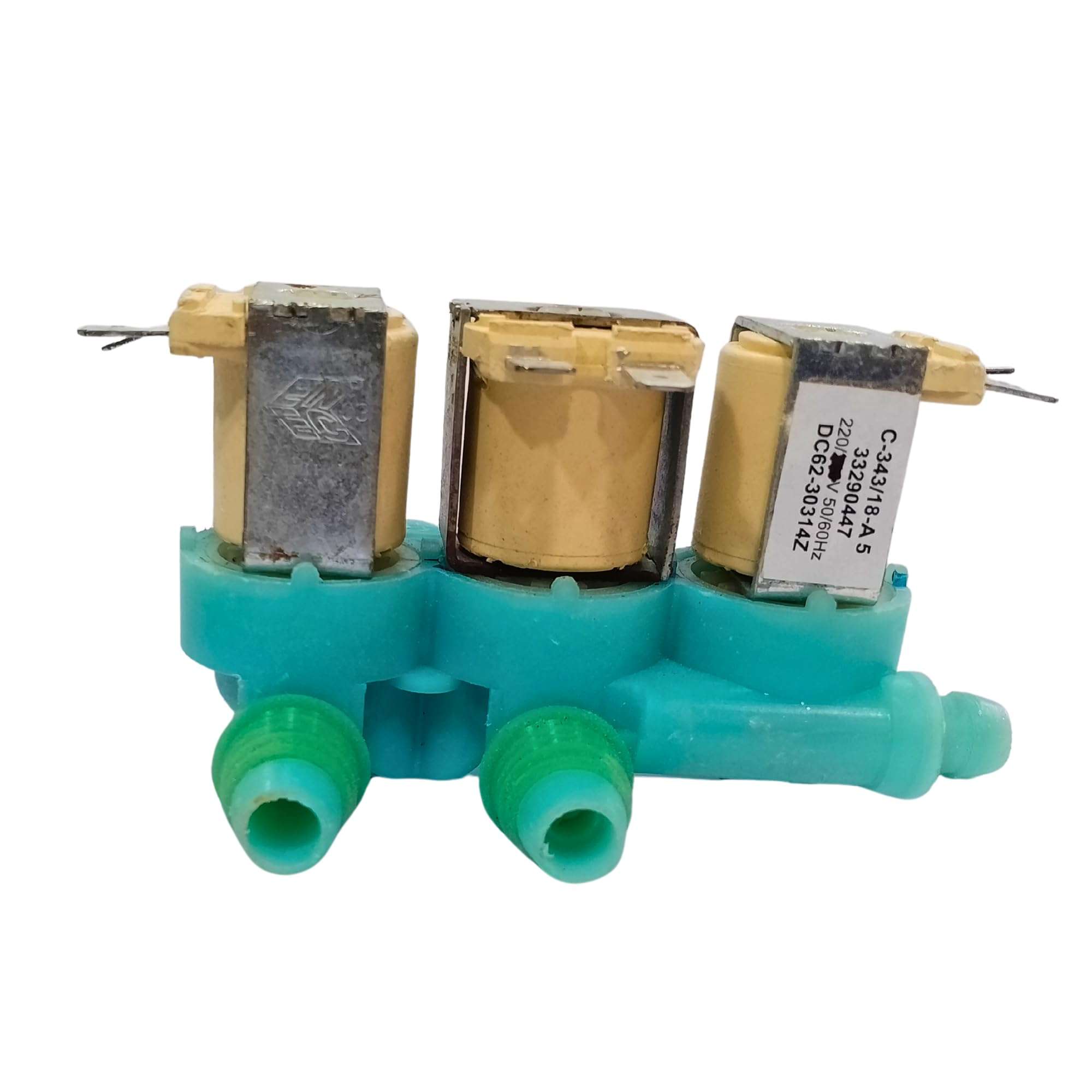3-Way Water Inlet Valve for Samsung Top Load Washing Machine | 1 Inlet & 3 Outlet | AC 240V | Blue 1