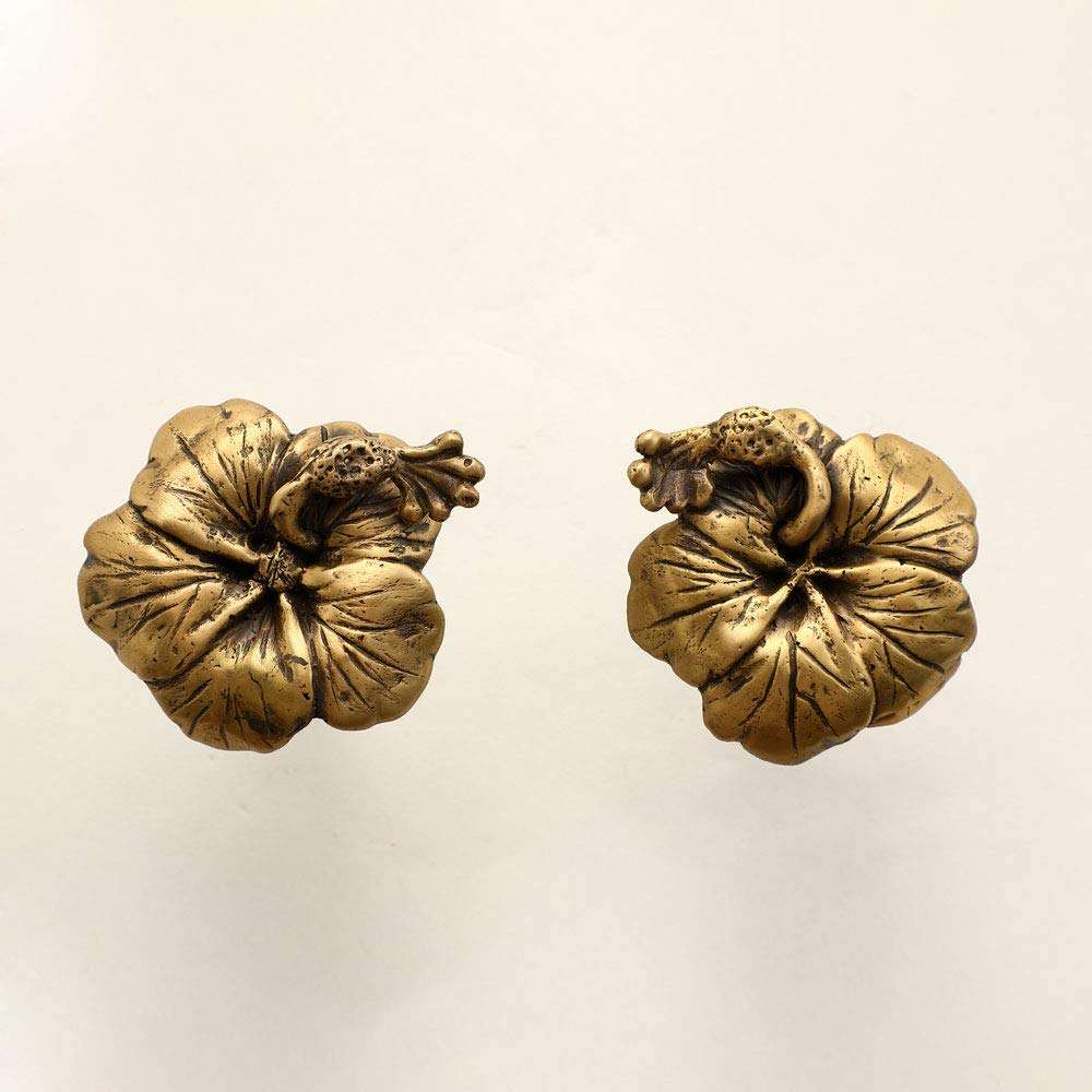 Pair of Brass Door Handles (2) Lotus Butterfly Door Decoration Pair of Brass Door Handles Pair of Brass Door Handles (Lotus) 1