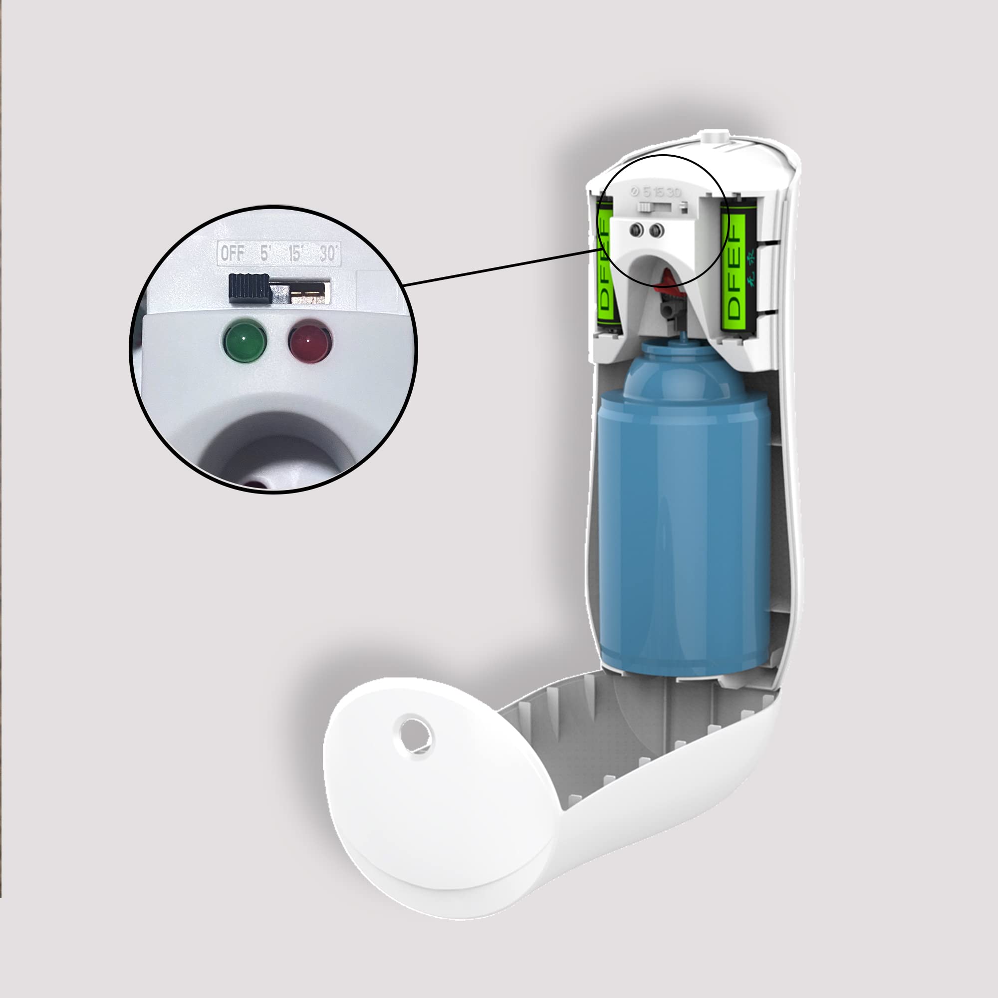 Automatic Air Freshener Dispenser, Wall Mounted/Standing Air Freshener Spray Dispenser, Aerosol Fragrance Machine is Suitable for Hotel, Bedroom, Bathroom,Office, Commercial Place(White-01) 5