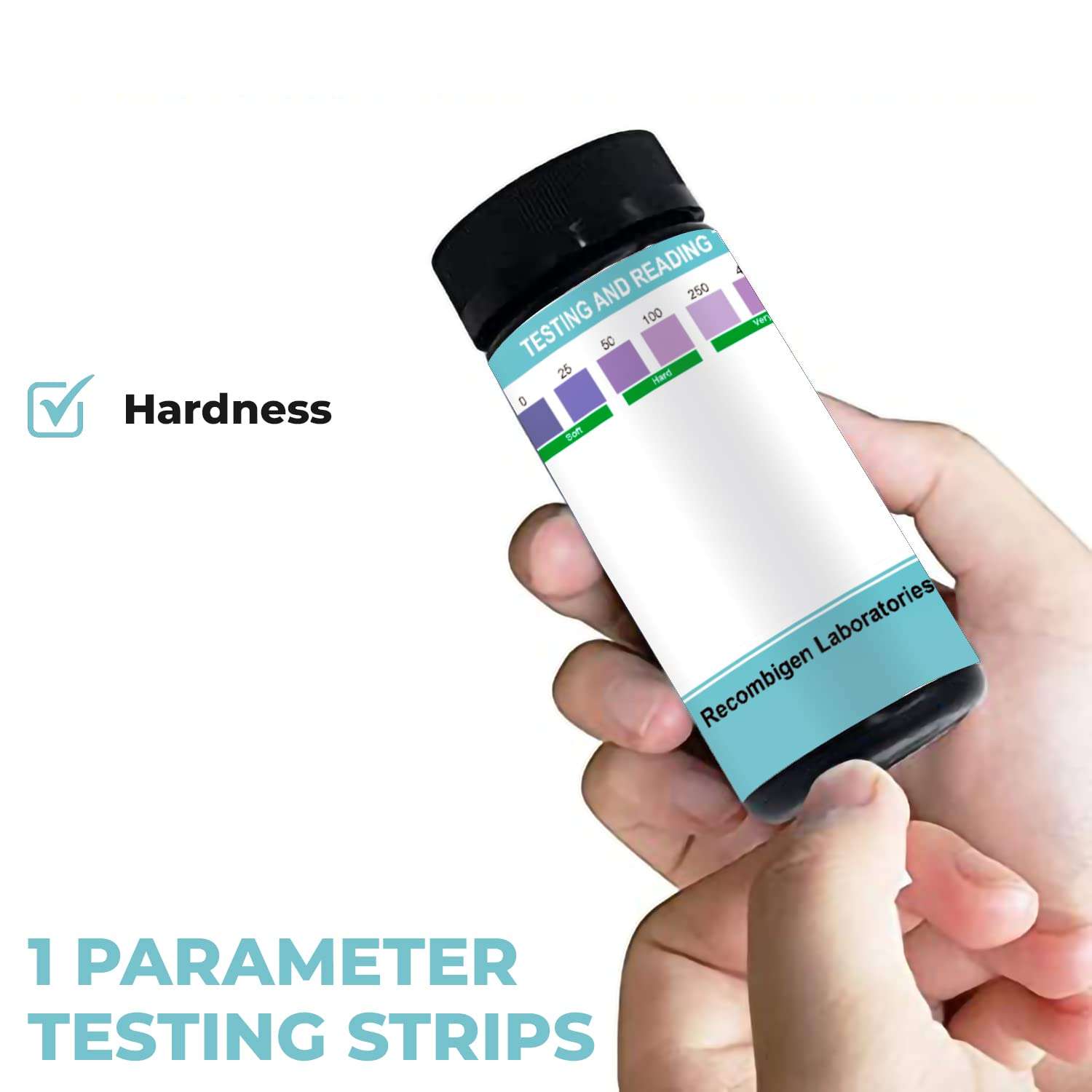 Clear Response 100 Water Testing Strips, Water Quality Test Strips Freshwater Test Kit for Hardness 3