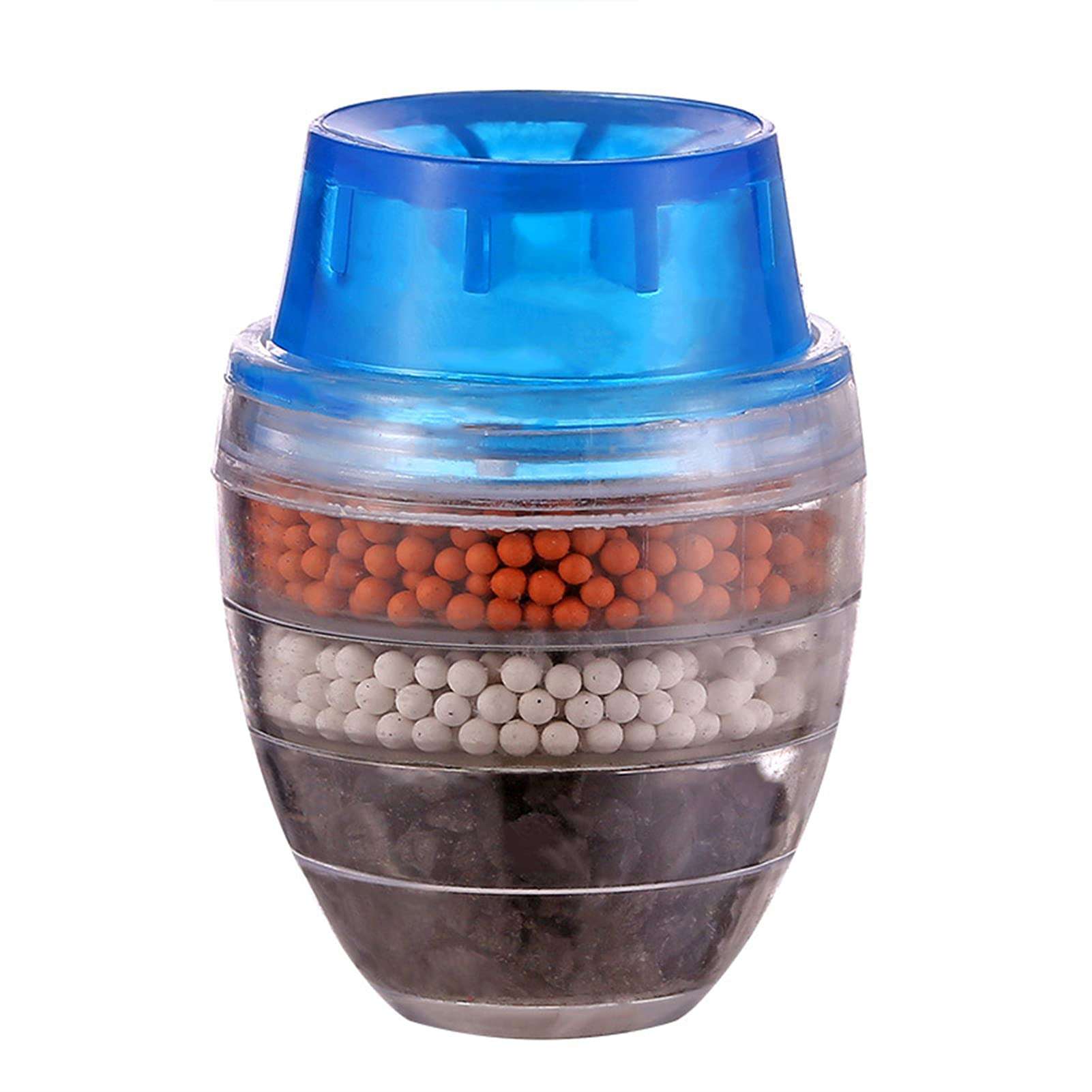 Kitchen Water Filter Faucet, Kitchen Mini Faucet Carbon Faucet Water Filter Purifier Leak-Proof Stone Water Saving Tap Water Filter for Home Kitchen Bathroom Blue