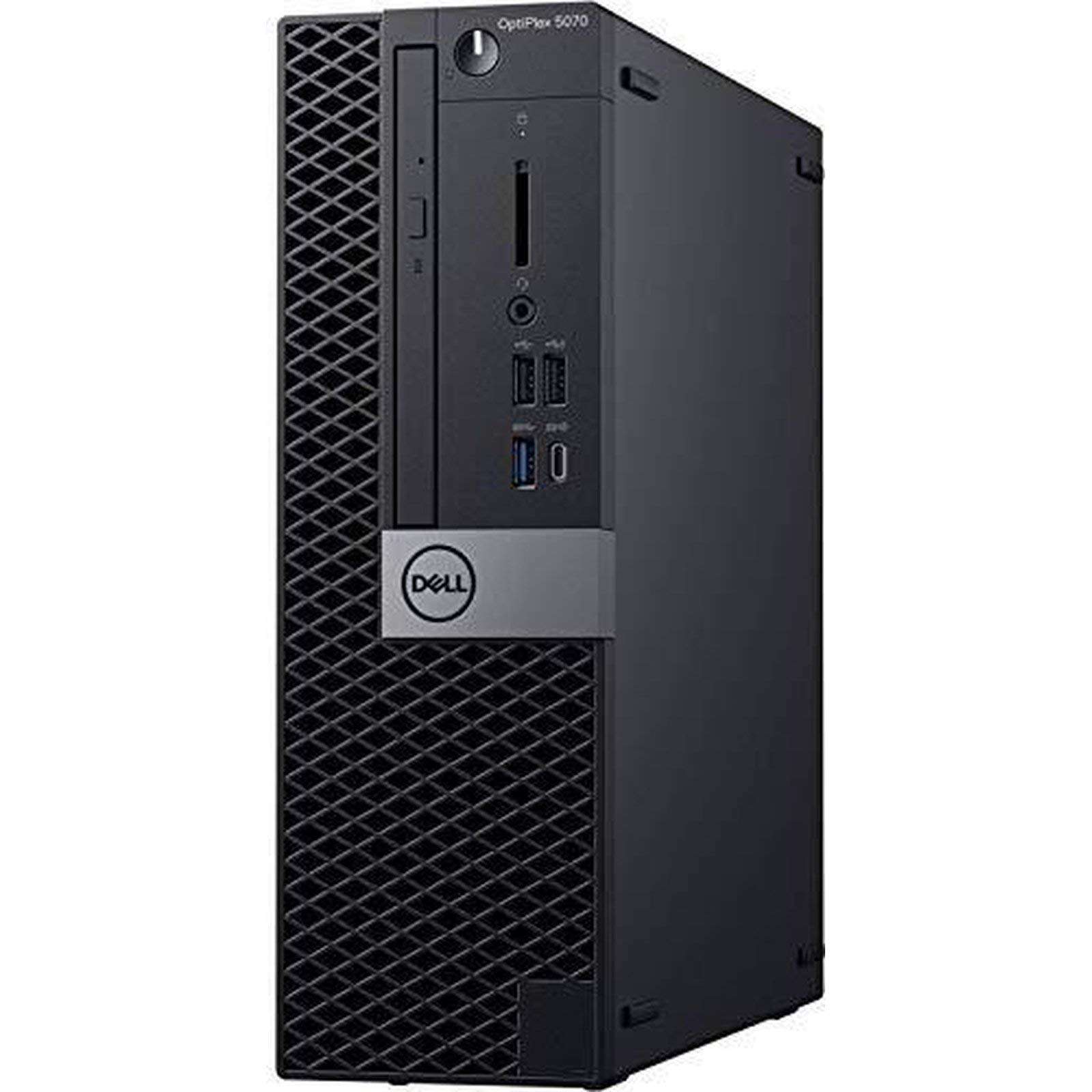 Dell OptiPlex 5070 Desktop Computer - Intel Core i5-9500 - 16GB RAM - 256GB SSD - Small Form Factor -Windows 10 Pro (Renewed) 5