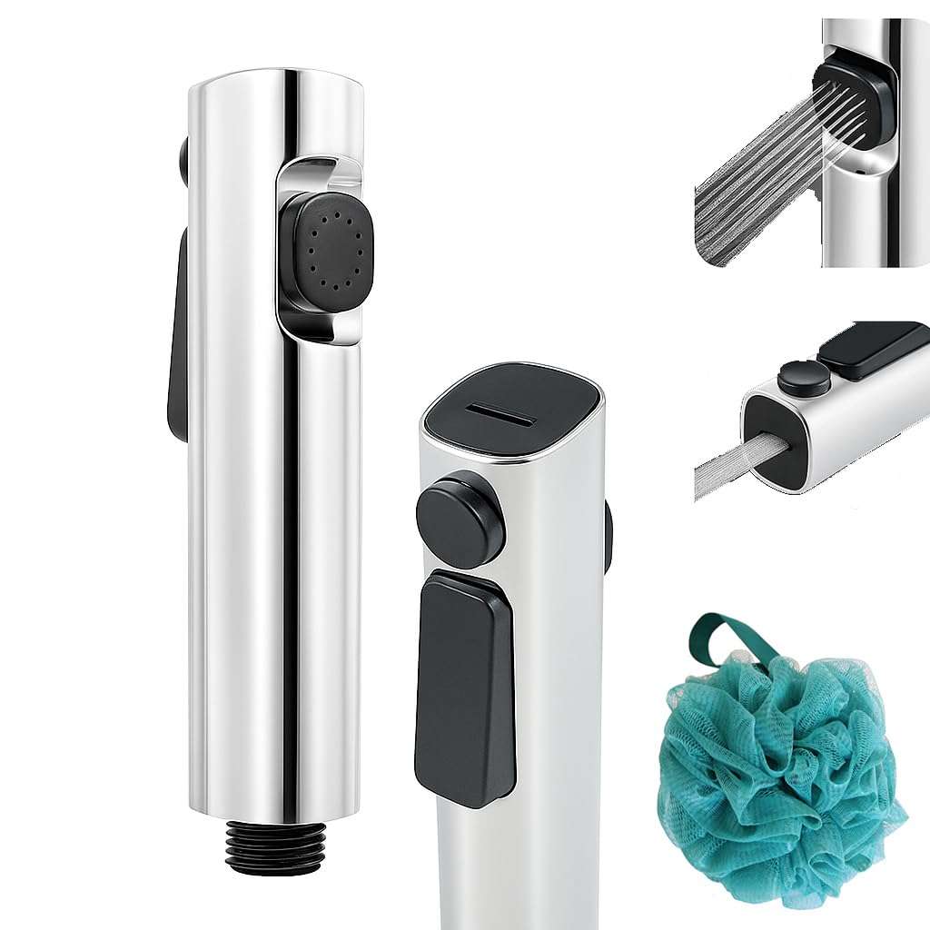Exello - Water Saving Health Faucet for Toilet | Jet Spray | 2 Flow Modes | Chrome Finish | Without Hose 1
