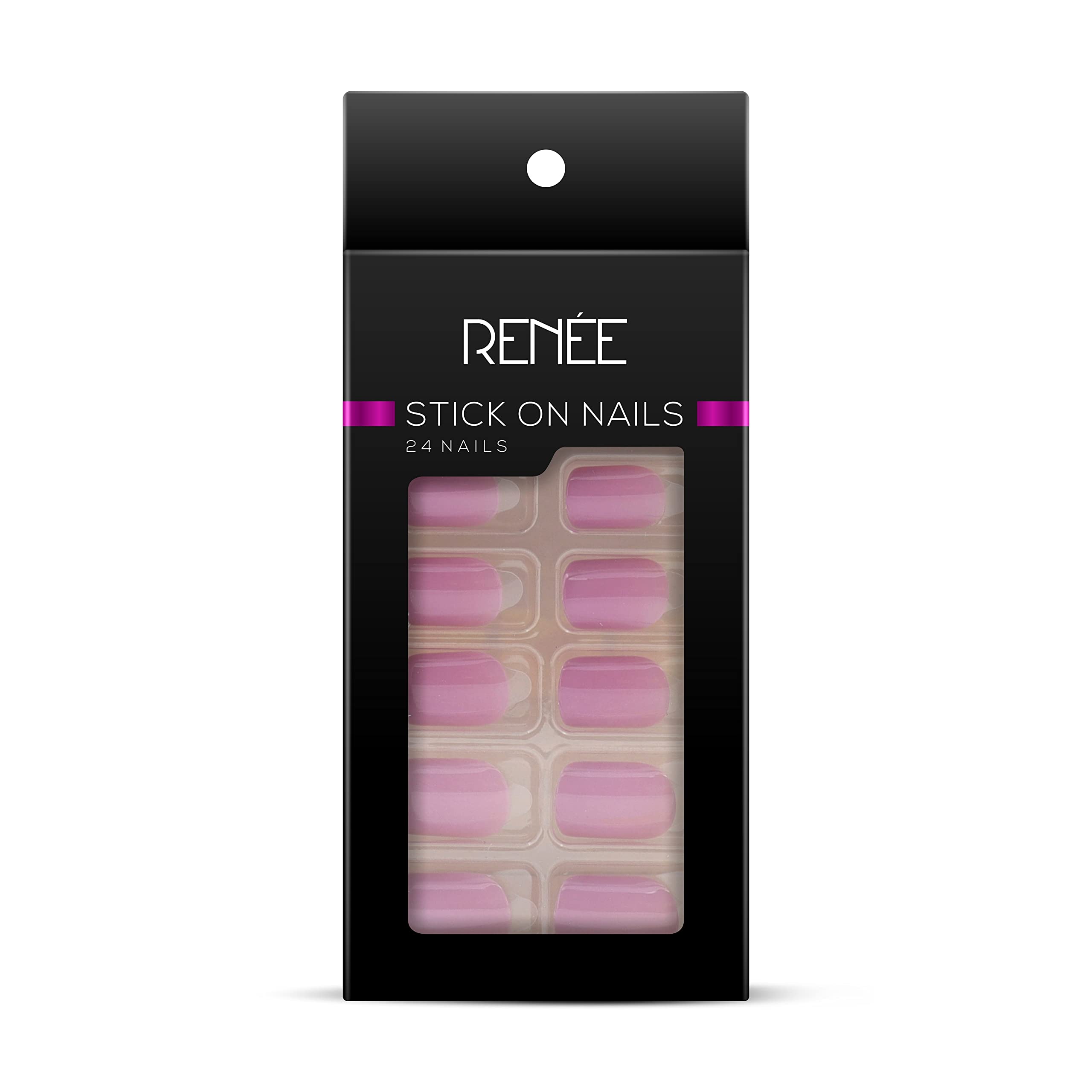 RENEE Stick On Nails BN 03| 24 Reusable Artificial Fake Nail Set| Lightweight & Long Lasting| E&RENEE Eau De Parfum Dark Desire 50ml Premium Long Lasting Luxury Perfume Scent for All Occasion 5
