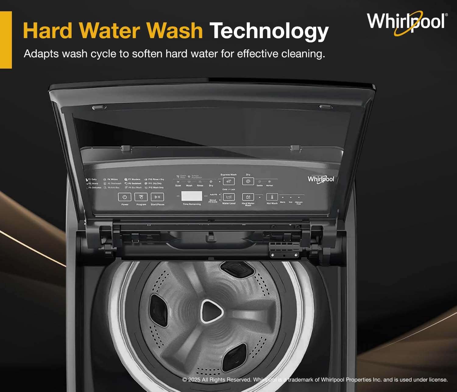 Whirlpool 8 Kg 5 MAGIC CLEAN PRO SW H Fully Automatic Top Load Washing Machine (MAGIC CLEAN PRO SW H KG GREY 10YMW with In-Built Heater) 6