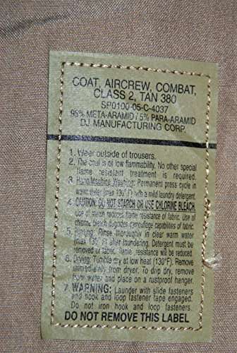 Genuine Usaf Nomex Fire Resistant Desert Flyers Aricrew Top - Medium Long 3